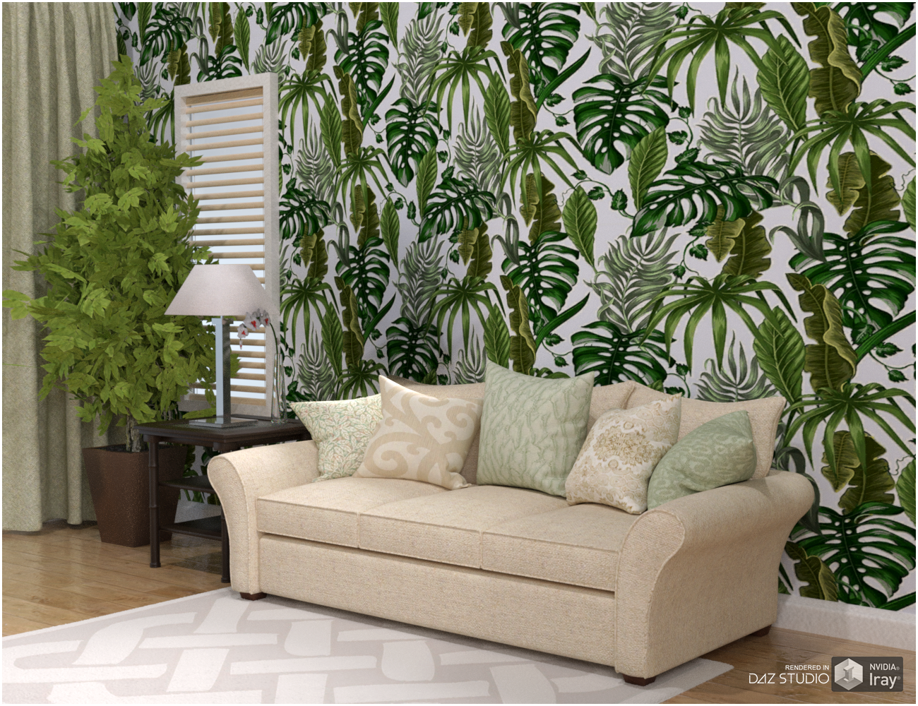 Daz Iray - Botanical Walls by N/A