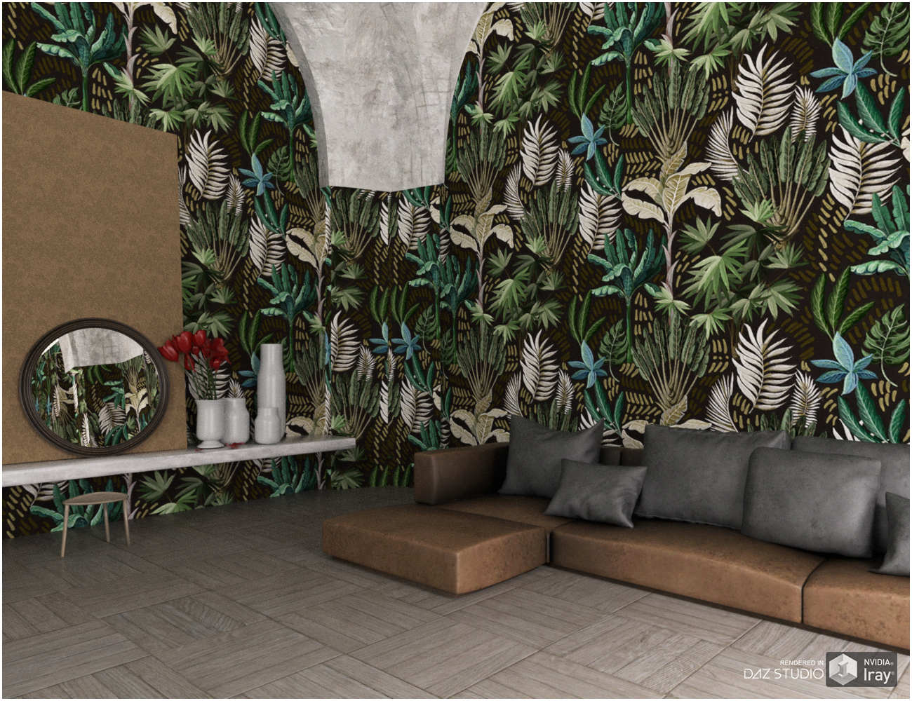 Daz Iray - Botanical Walls by N/A