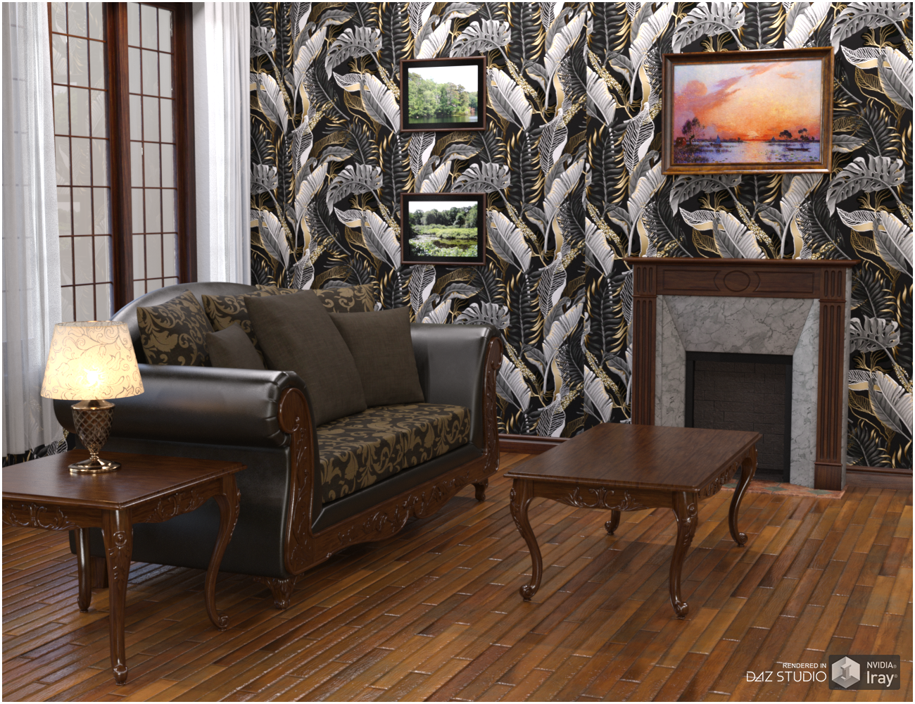 Daz Iray - Botanical Walls by N/A
