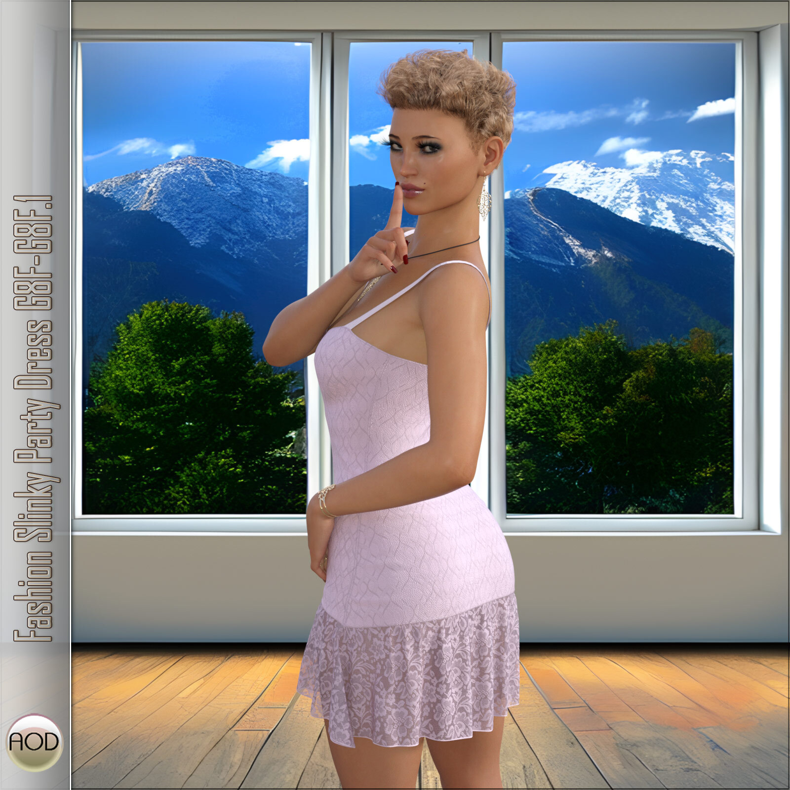 Fashion Slinky Party Dress by N/A