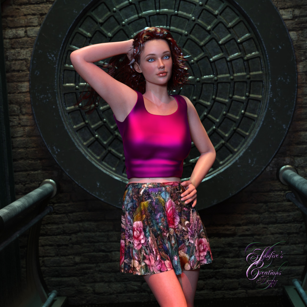 Florals for dForce Skirts by N/A