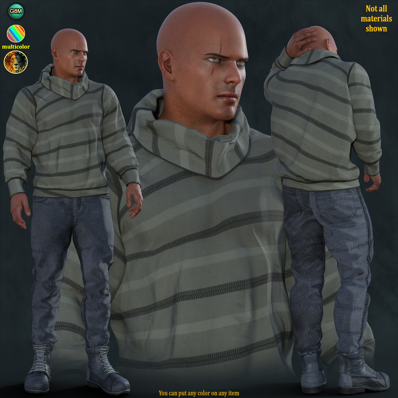 Casual D for Derrick outfit by N/A