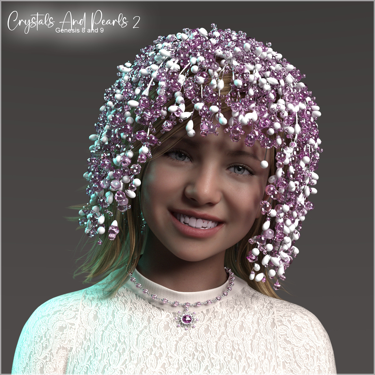 Crystals And Pearls 2 for Genesis 8 and 9 by N/A
