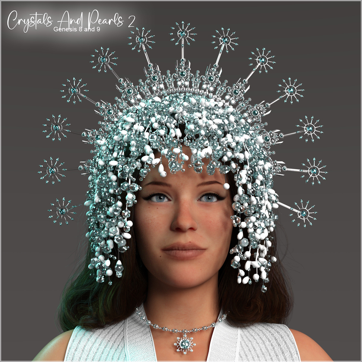 Crystals And Pearls 2 for Genesis 8 and 9 by N/A