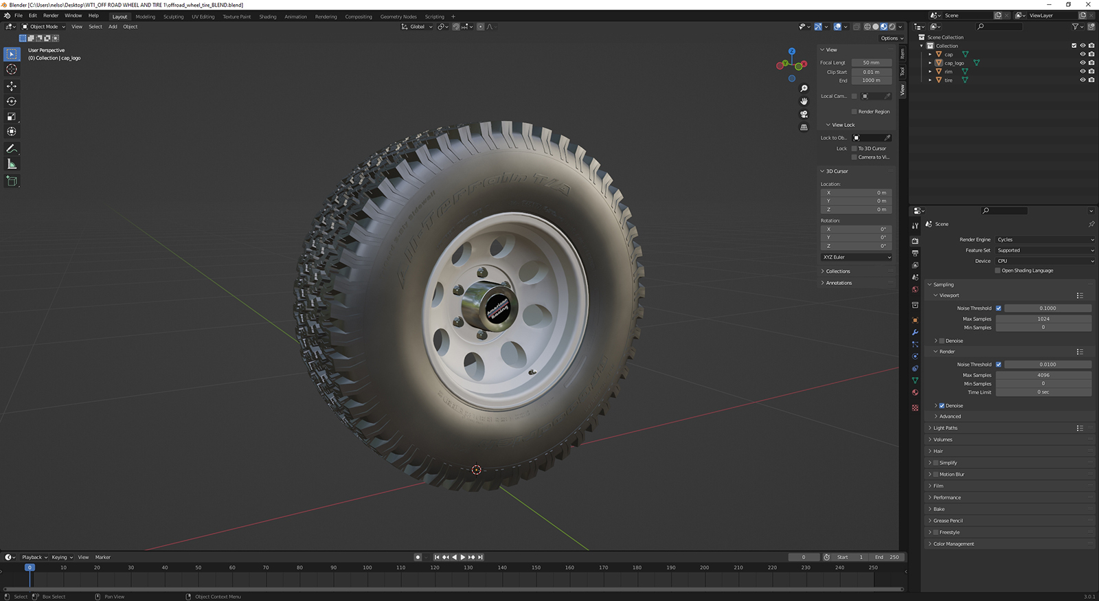 OFF ROAD WHEEL AND TIRE - EXTENDED LICENSE by N/A