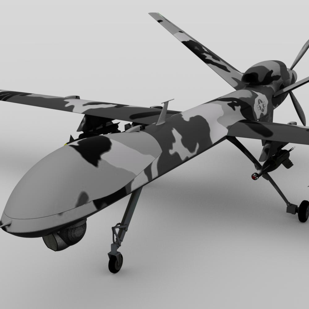 Raptor Unmanned Drone for DAZ Studio by N/A