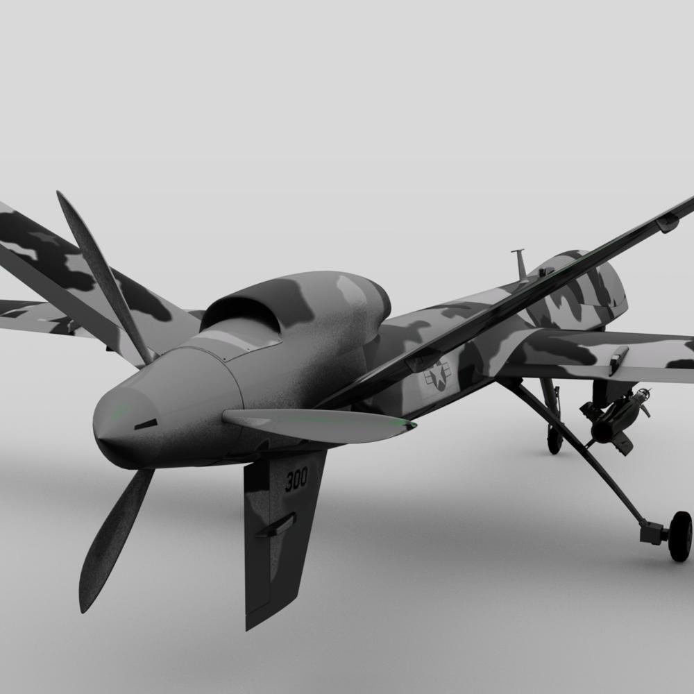 Raptor Unmanned Drone for DAZ Studio by N/A