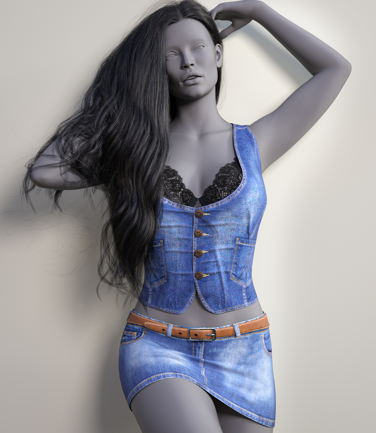 Women Streetwear dforce outfit for Genesis 9,8 & 8.1 Female(s) by N/A