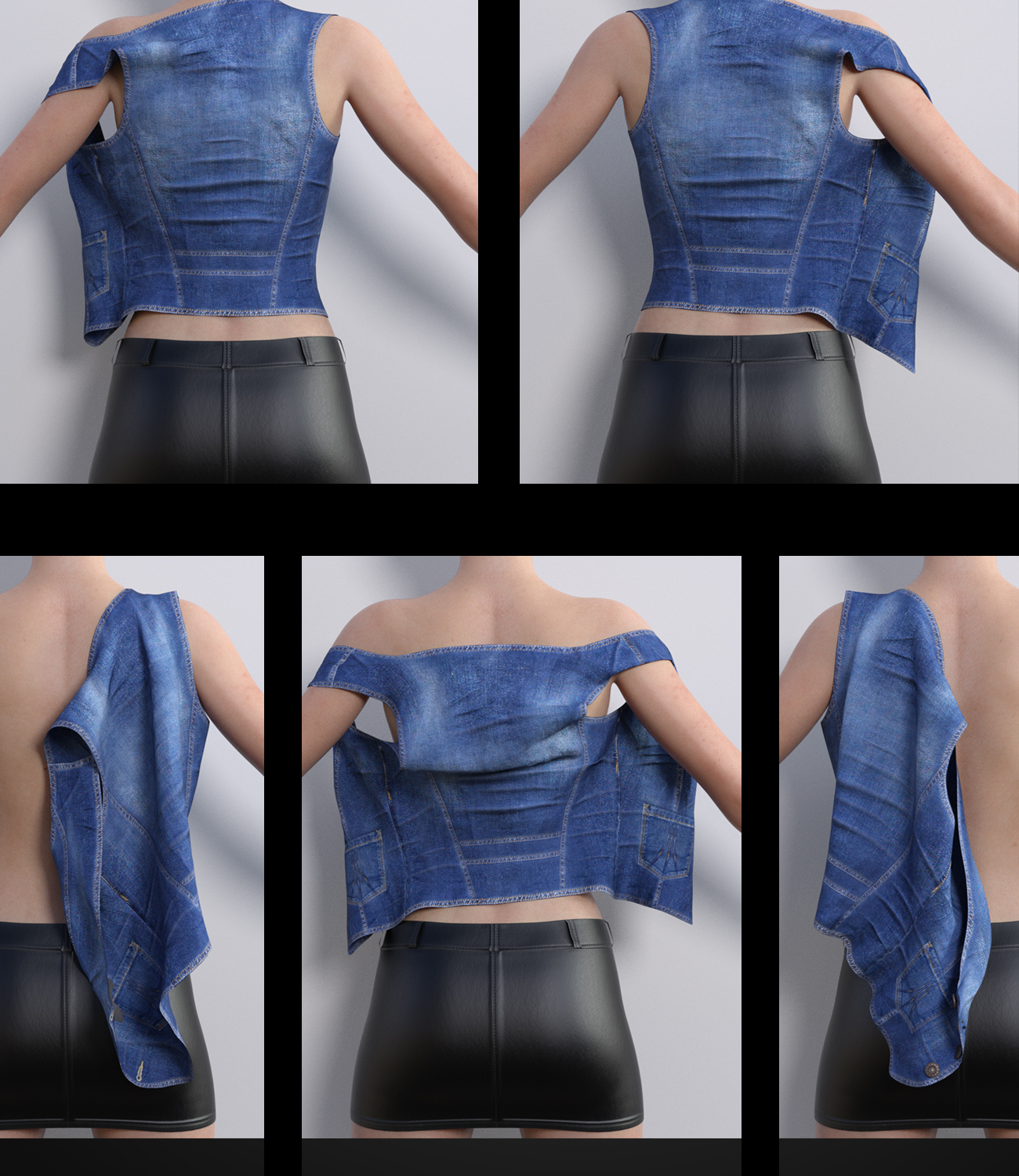 Women Streetwear dforce outfit for Genesis 9,8 & 8.1 Female(s) by N/A