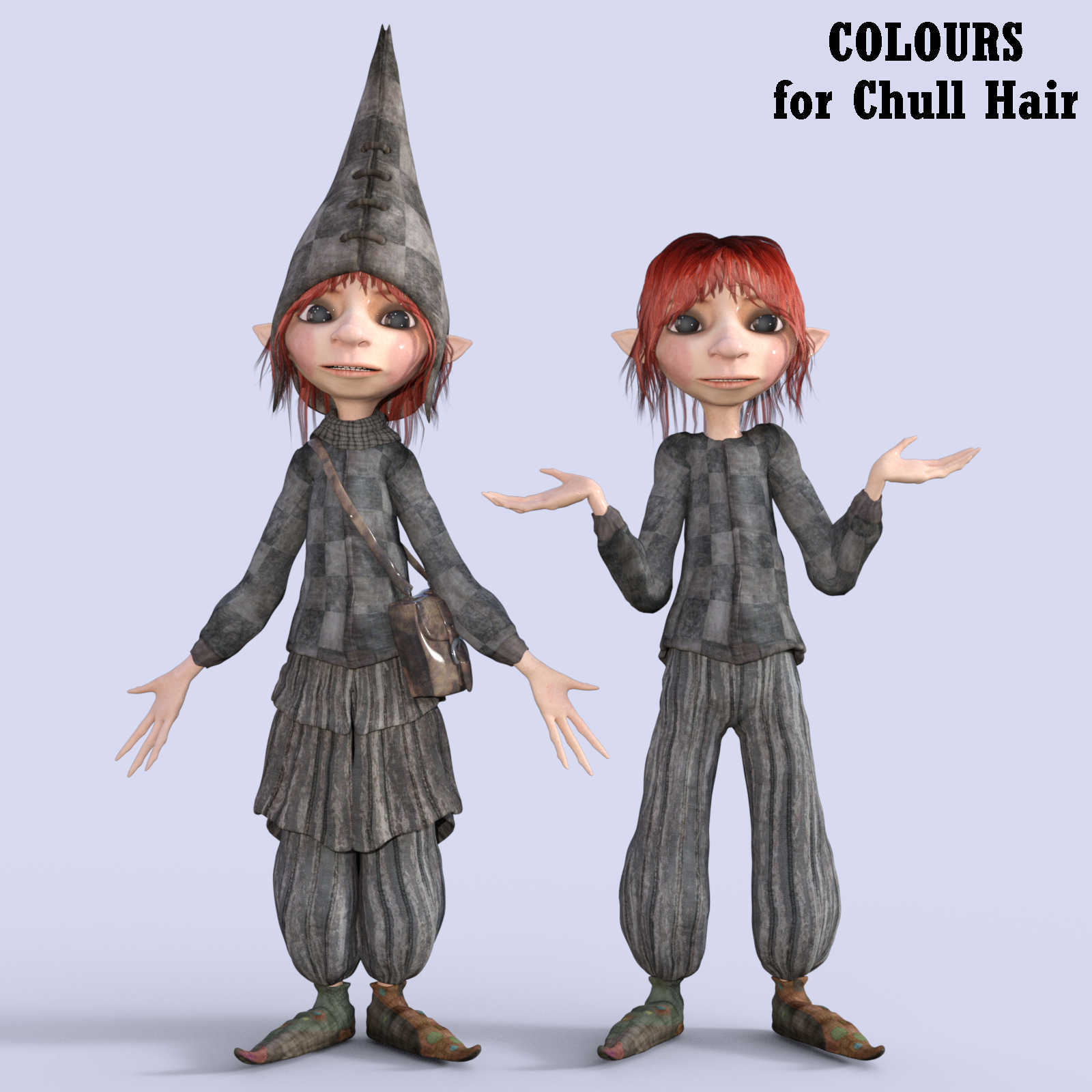 COLOURS for Chull Hair in Daz Studio by N/A