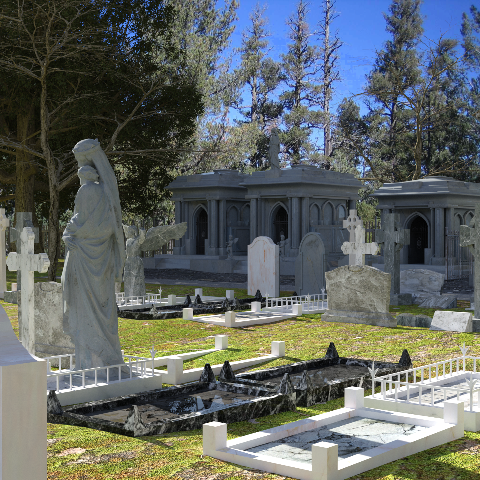 Darkmont Cemetery for DAZ by N/A