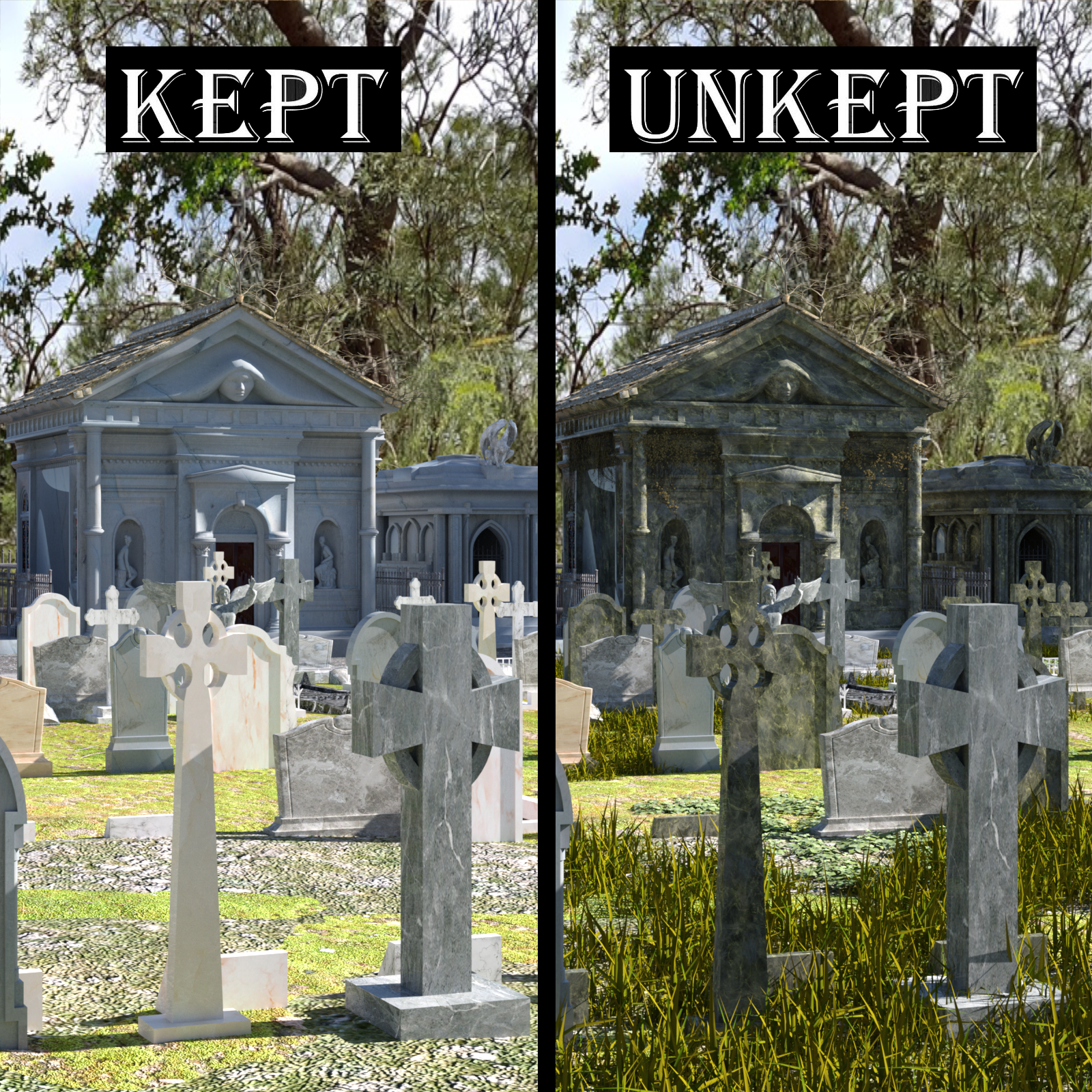 Darkmont Cemetery for DAZ by N/A