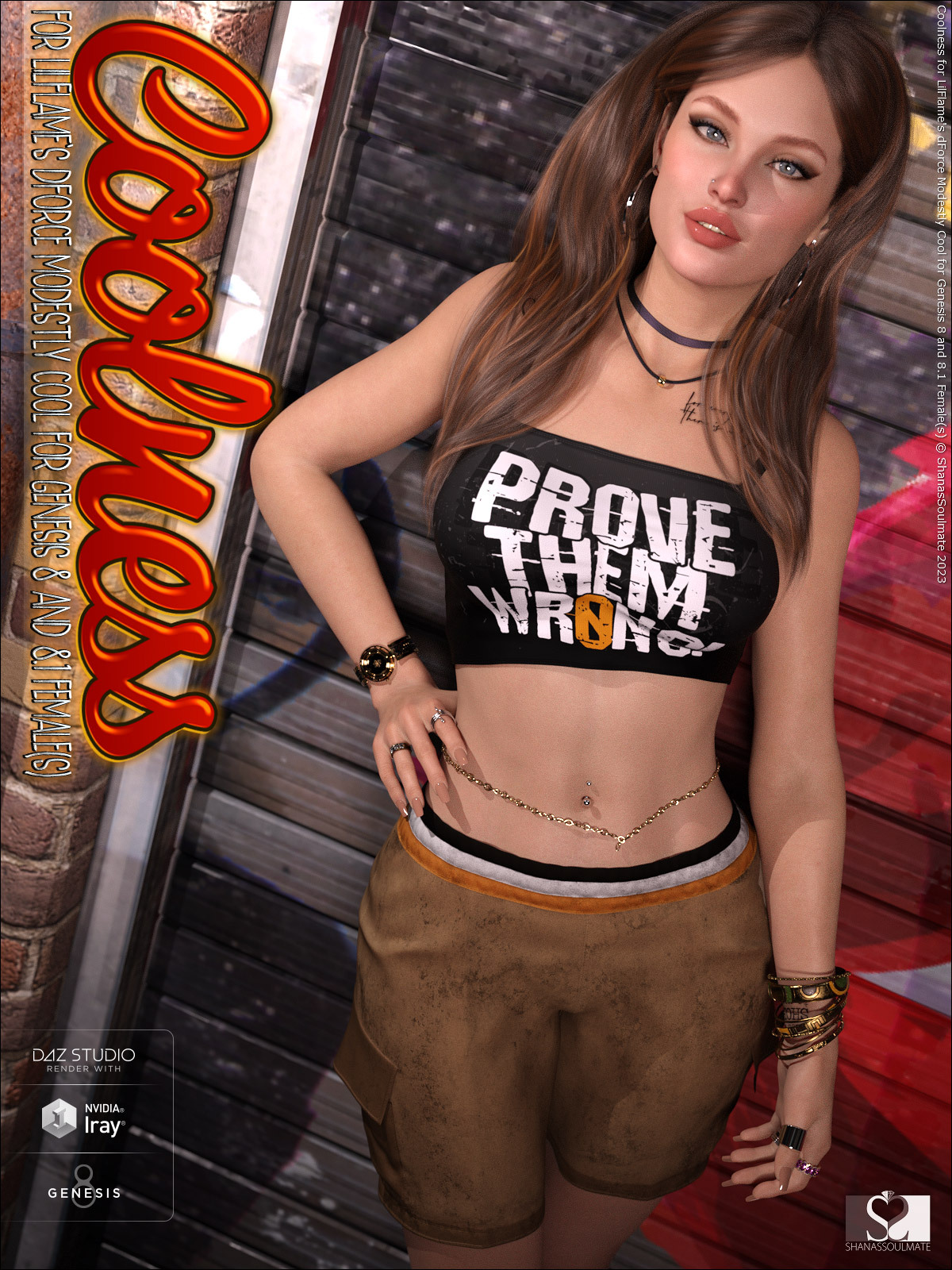 Coolness for dForce Modestly Cool for Genesis 8 and 8.1 Female(s) by N/A