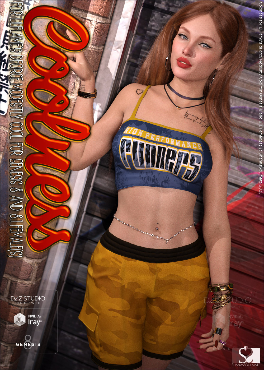 Coolness for dForce Modestly Cool for Genesis 8 and 8.1 Female(s) by N/A