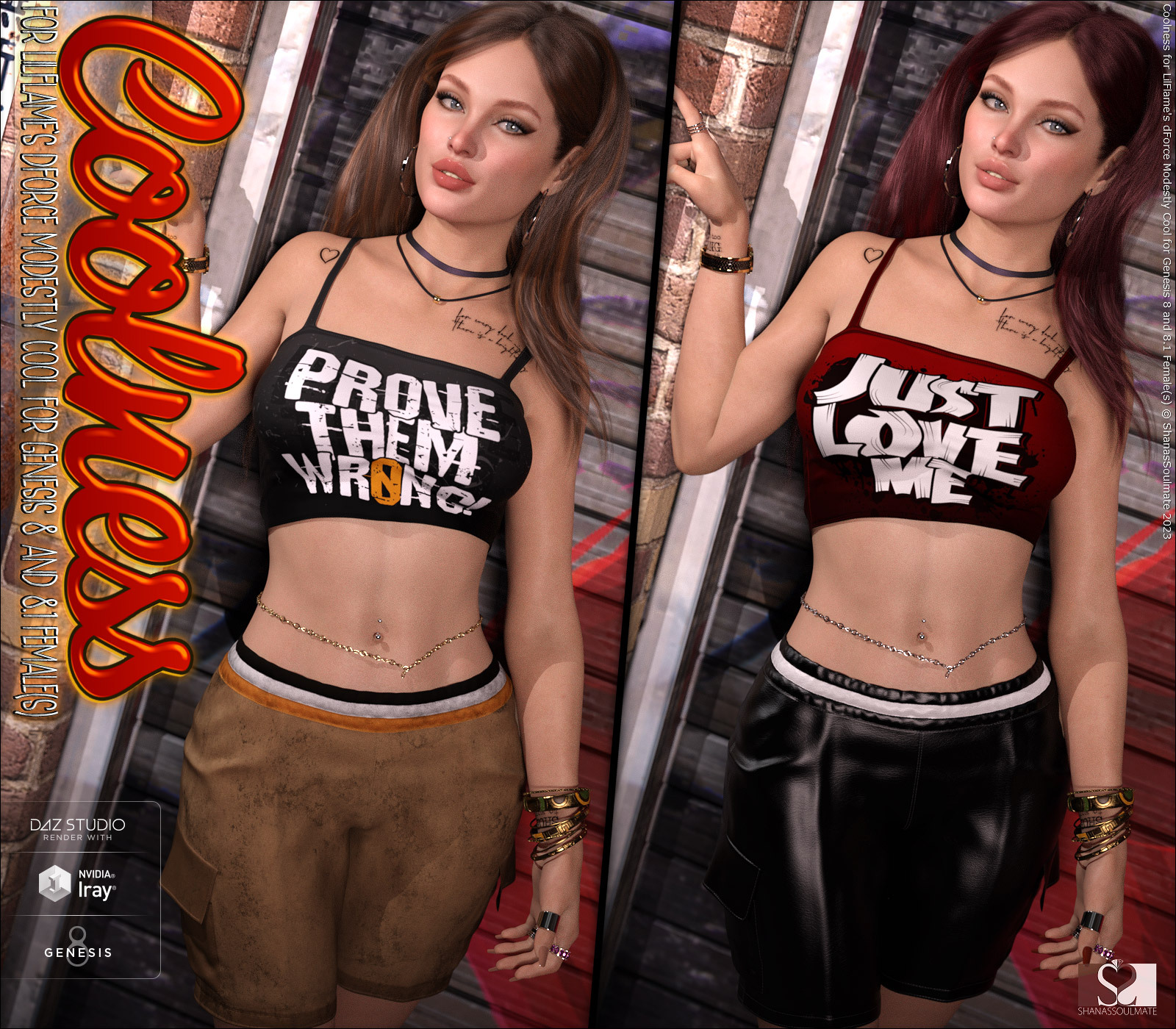 Coolness for dForce Modestly Cool for Genesis 8 and 8.1 Female(s) by N/A