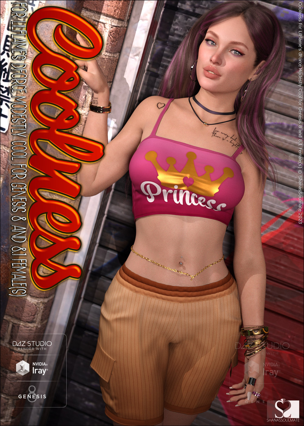 Coolness for dForce Modestly Cool for Genesis 8 and 8.1 Female(s) by N/A