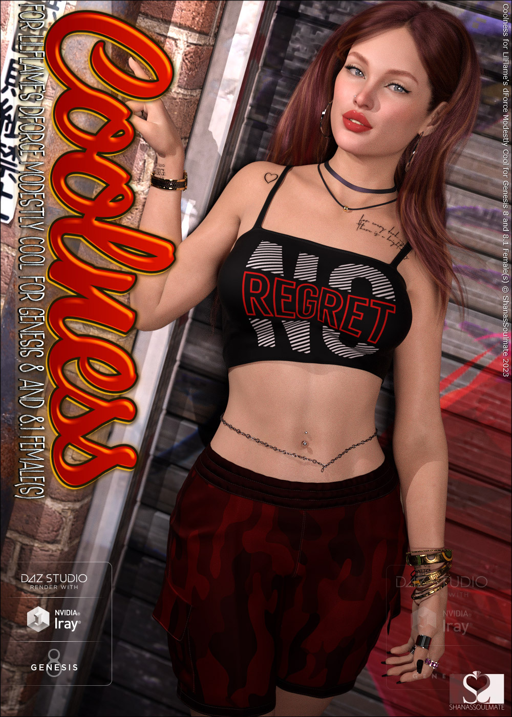 Coolness for dForce Modestly Cool for Genesis 8 and 8.1 Female(s) by N/A