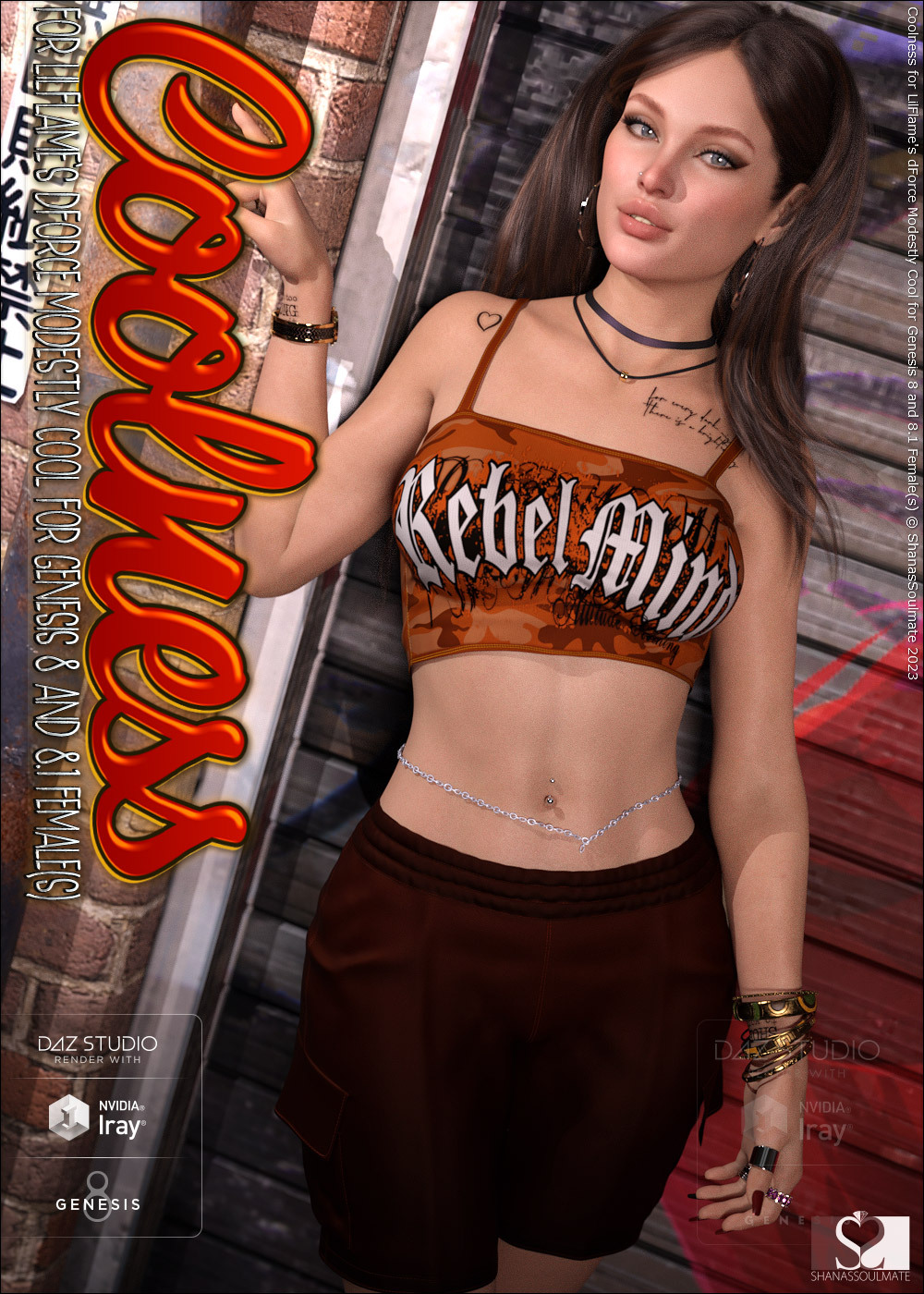 Coolness for dForce Modestly Cool for Genesis 8 and 8.1 Female(s) by N/A