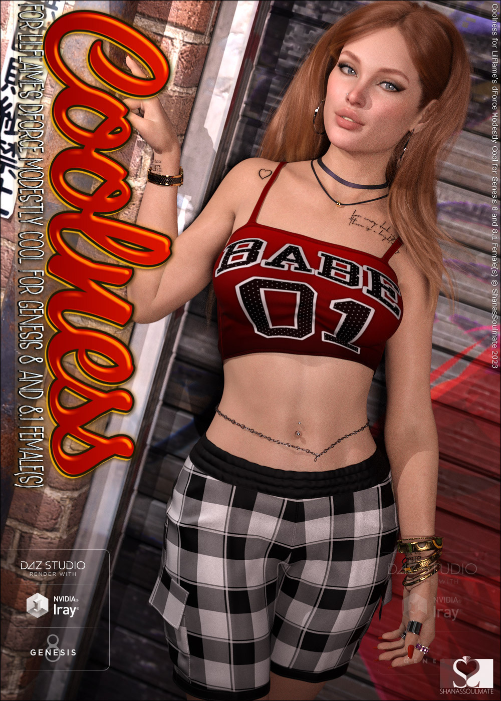 Coolness for dForce Modestly Cool for Genesis 8 and 8.1 Female(s) by N/A