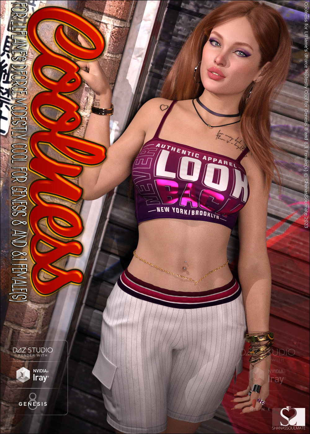 Coolness for dForce Modestly Cool for Genesis 8 and 8.1 Female(s) by N/A