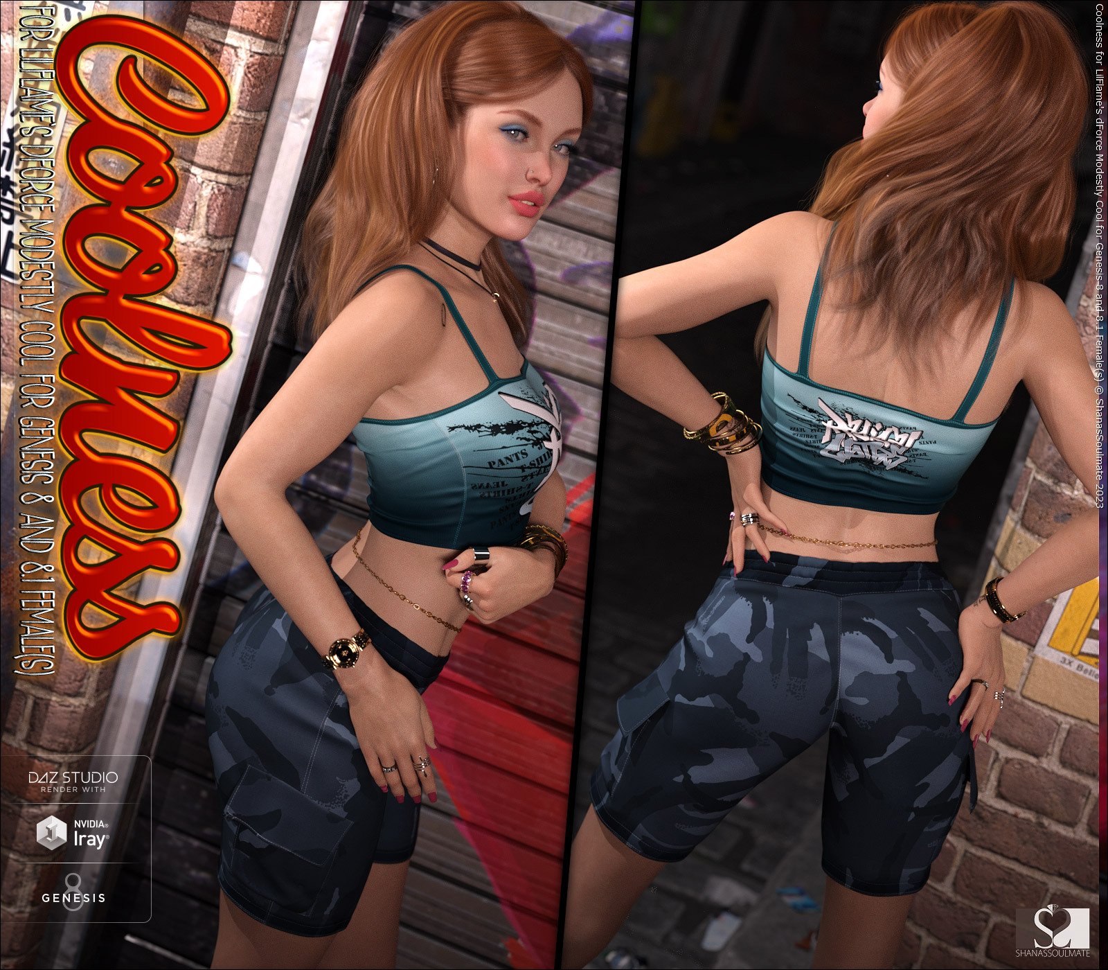 Coolness for dForce Modestly Cool for Genesis 8 and 8.1 Female(s) by N/A
