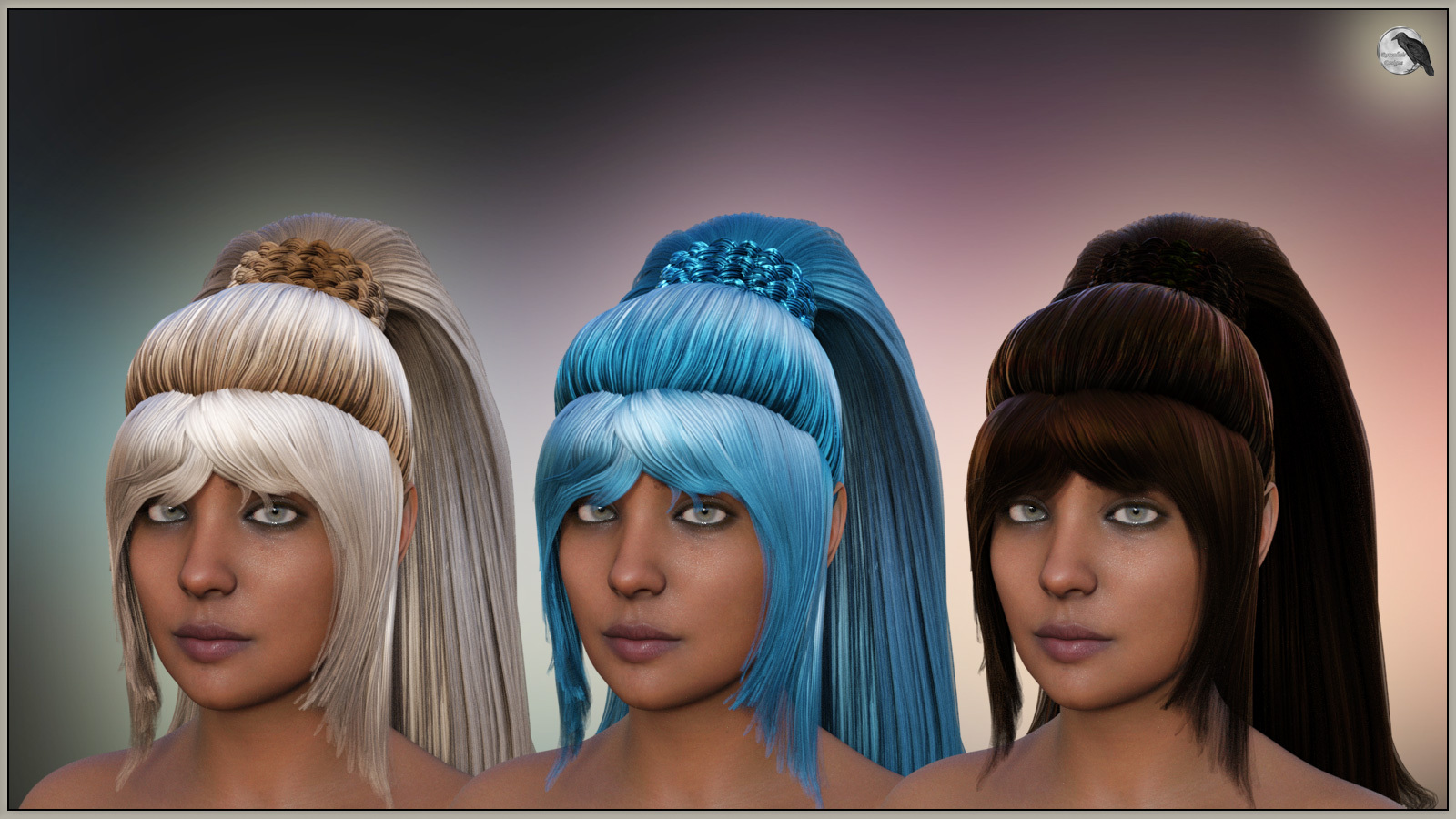 Fantasy Ponytail for Genesis 9 Base Female by N/A