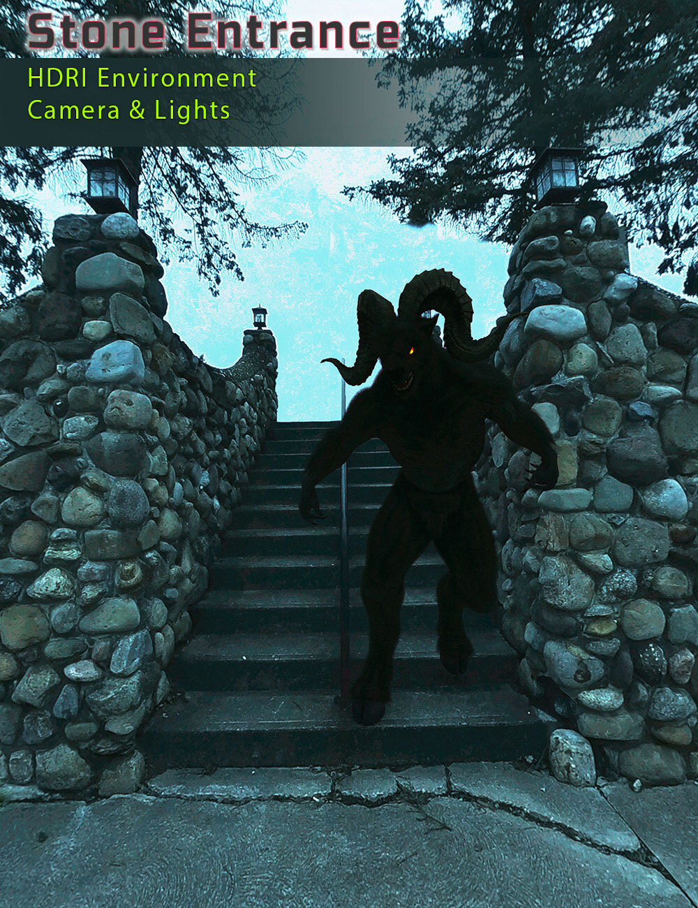 Stone Entrance HDRI and Cameras by N/A