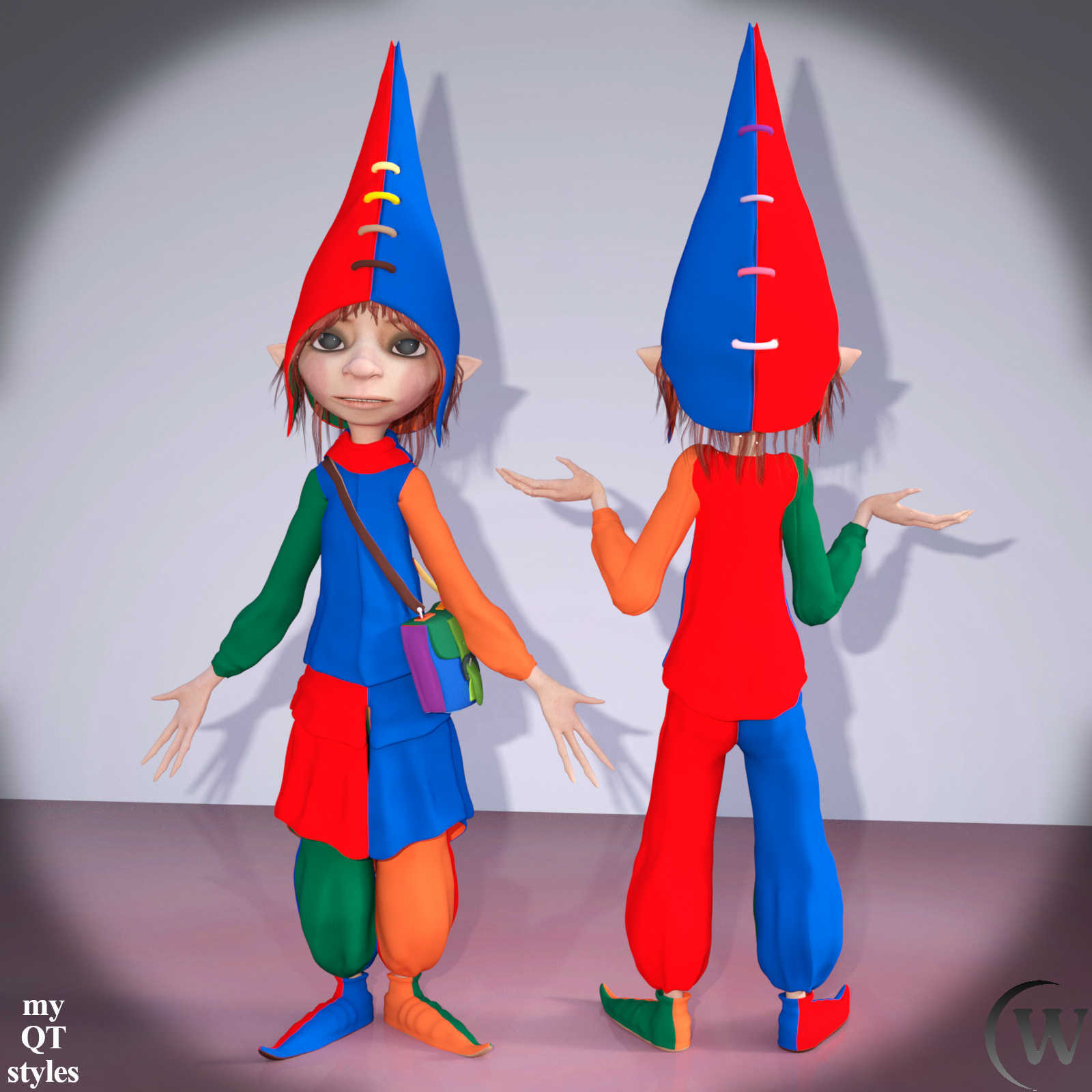 Chull Outfit my-QT-styles Designer Kit for Poser and Daz Studio by N/A
