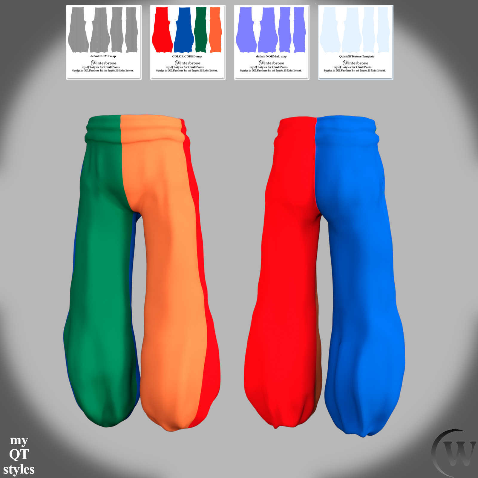 Chull Outfit my-QT-styles Designer Kit for Poser and Daz Studio by N/A
