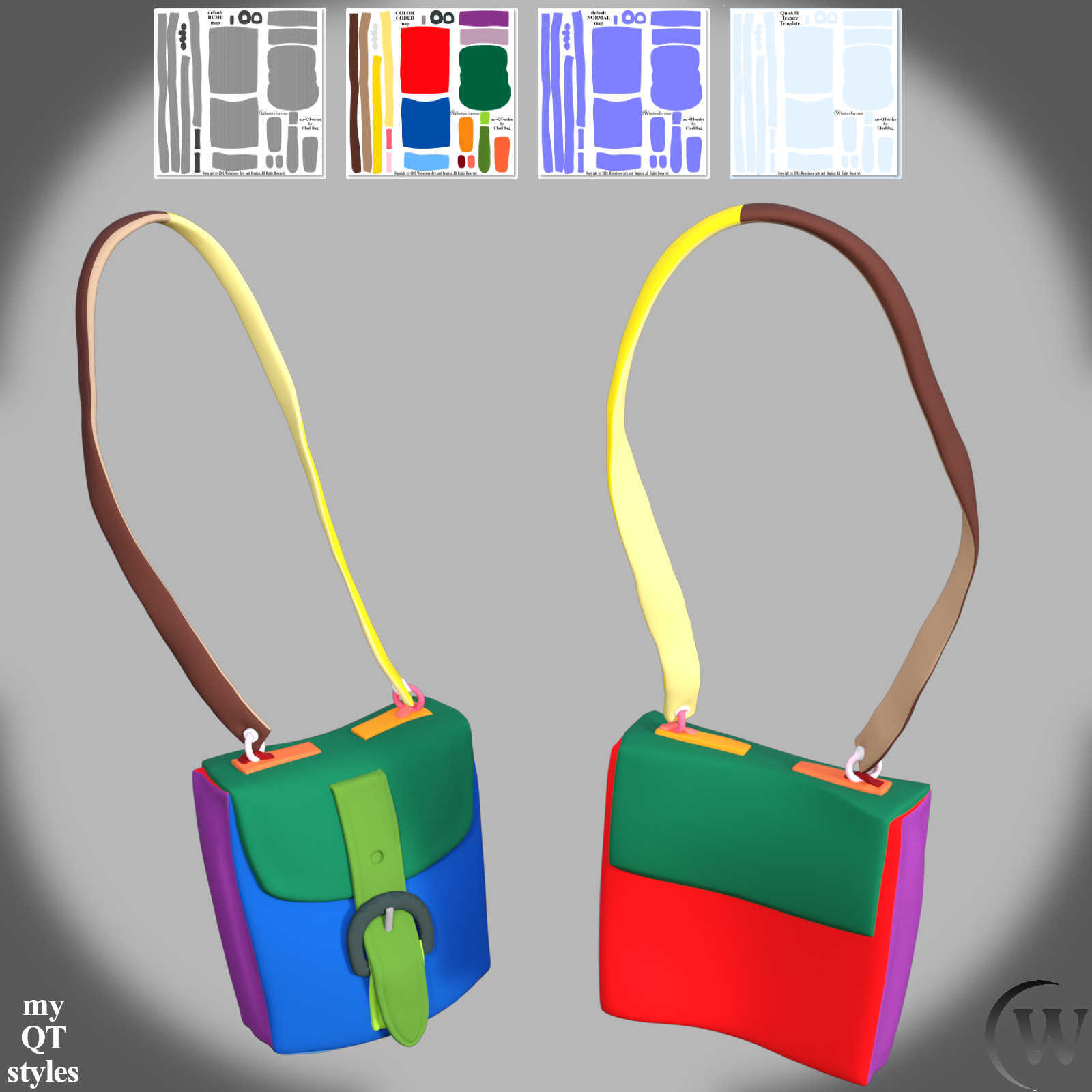 Chull Outfit my-QT-styles Designer Kit for Poser and Daz Studio by N/A