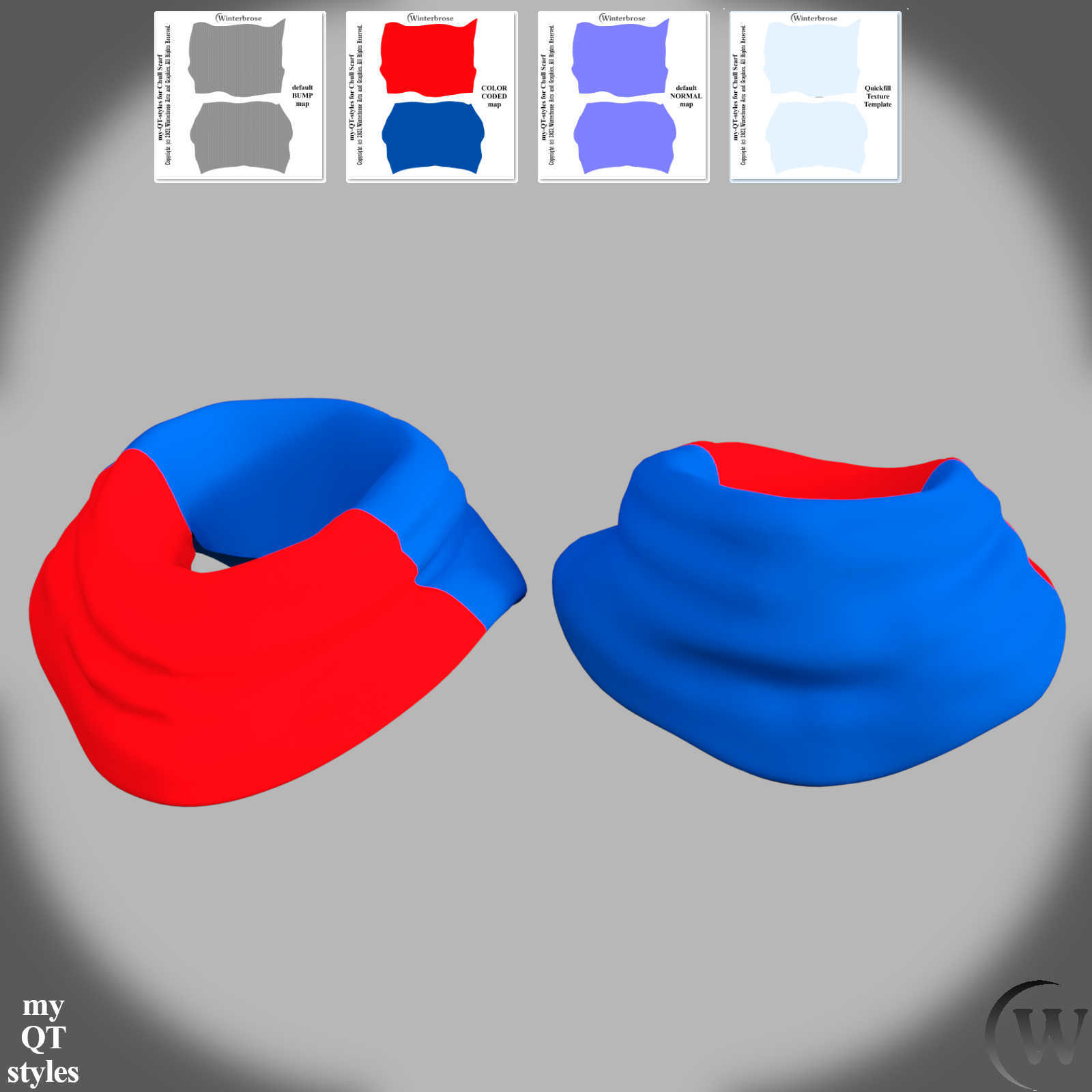 Chull Outfit my-QT-styles Designer Kit for Poser and Daz Studio by N/A