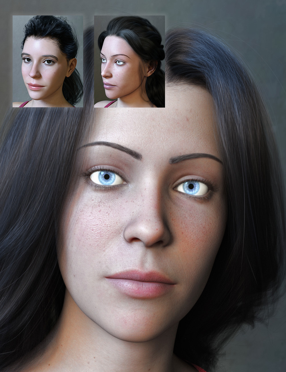 Extra Feminine Faces for Genesis 9 by N/A