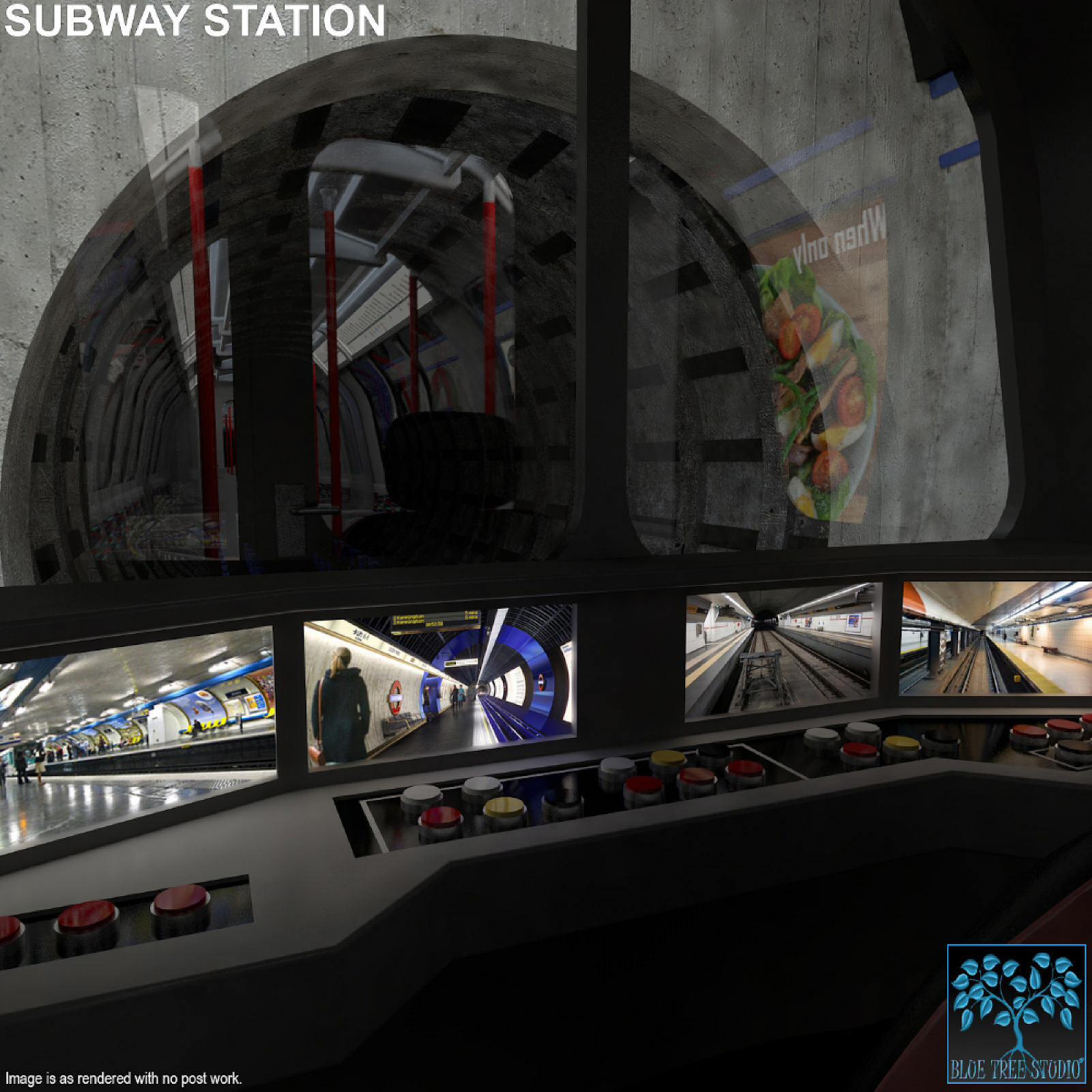 Subway Station for Poser by N/A