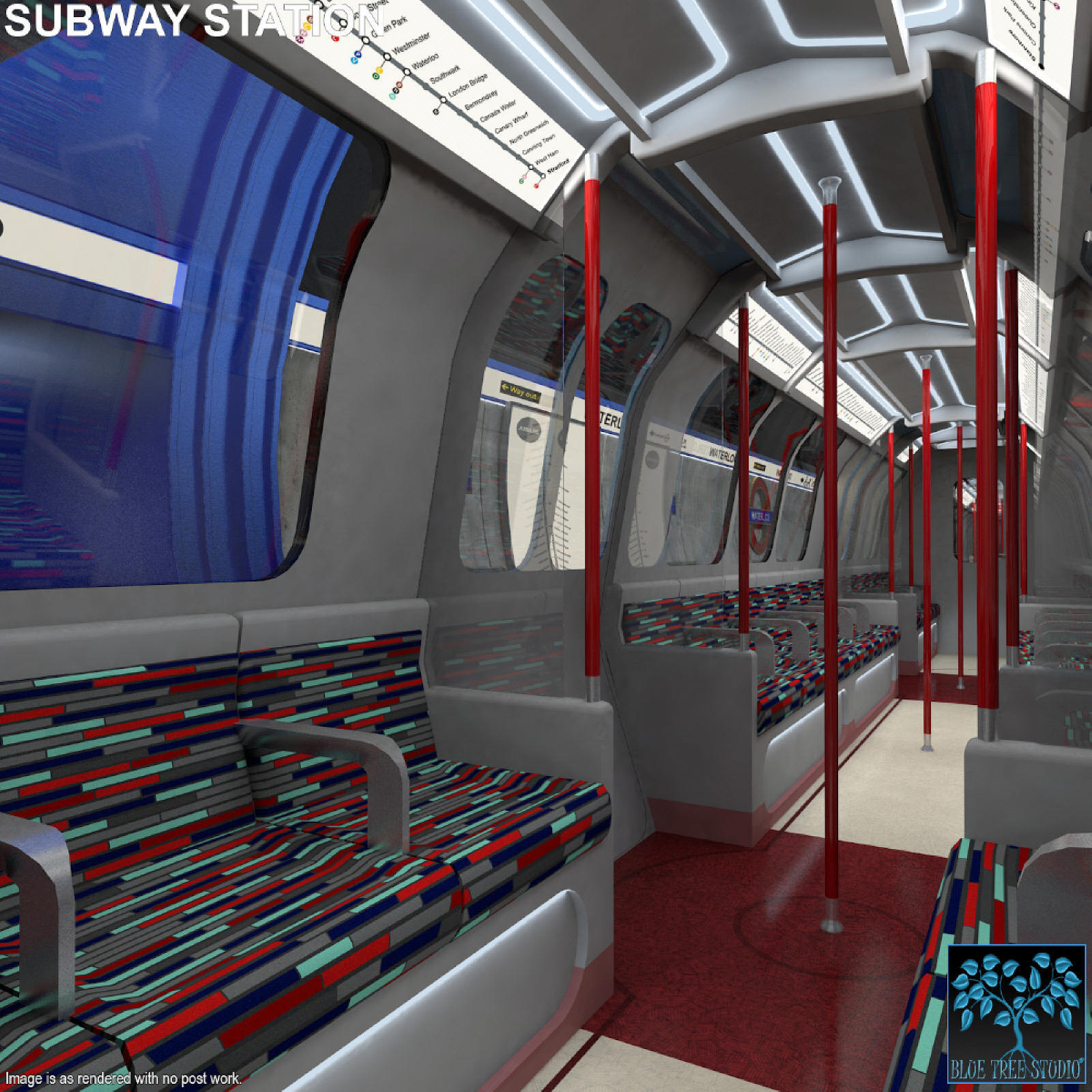 Subway Station for Daz by N/A