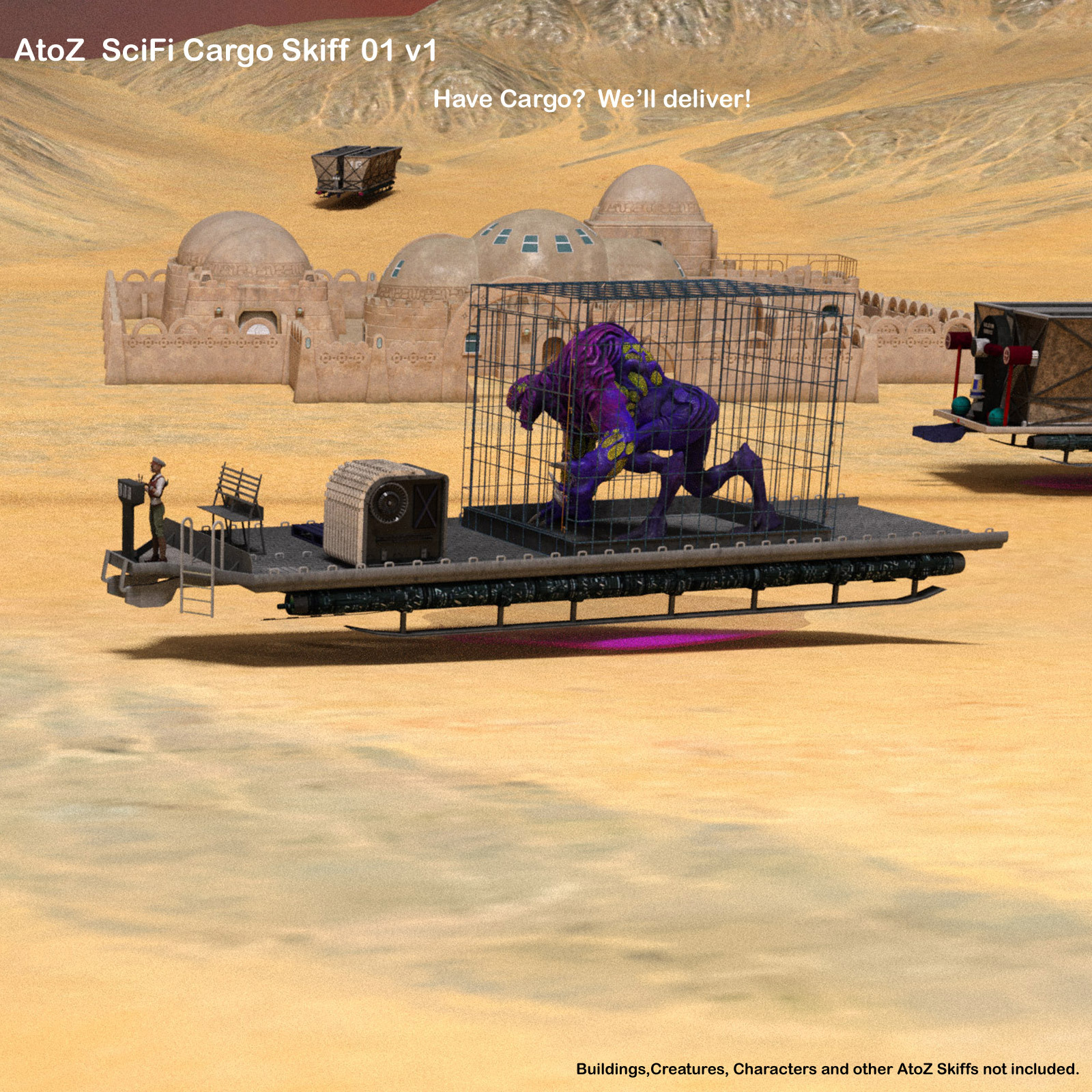 AtoZ SciFi Cargo Skiff I v1 by N/A