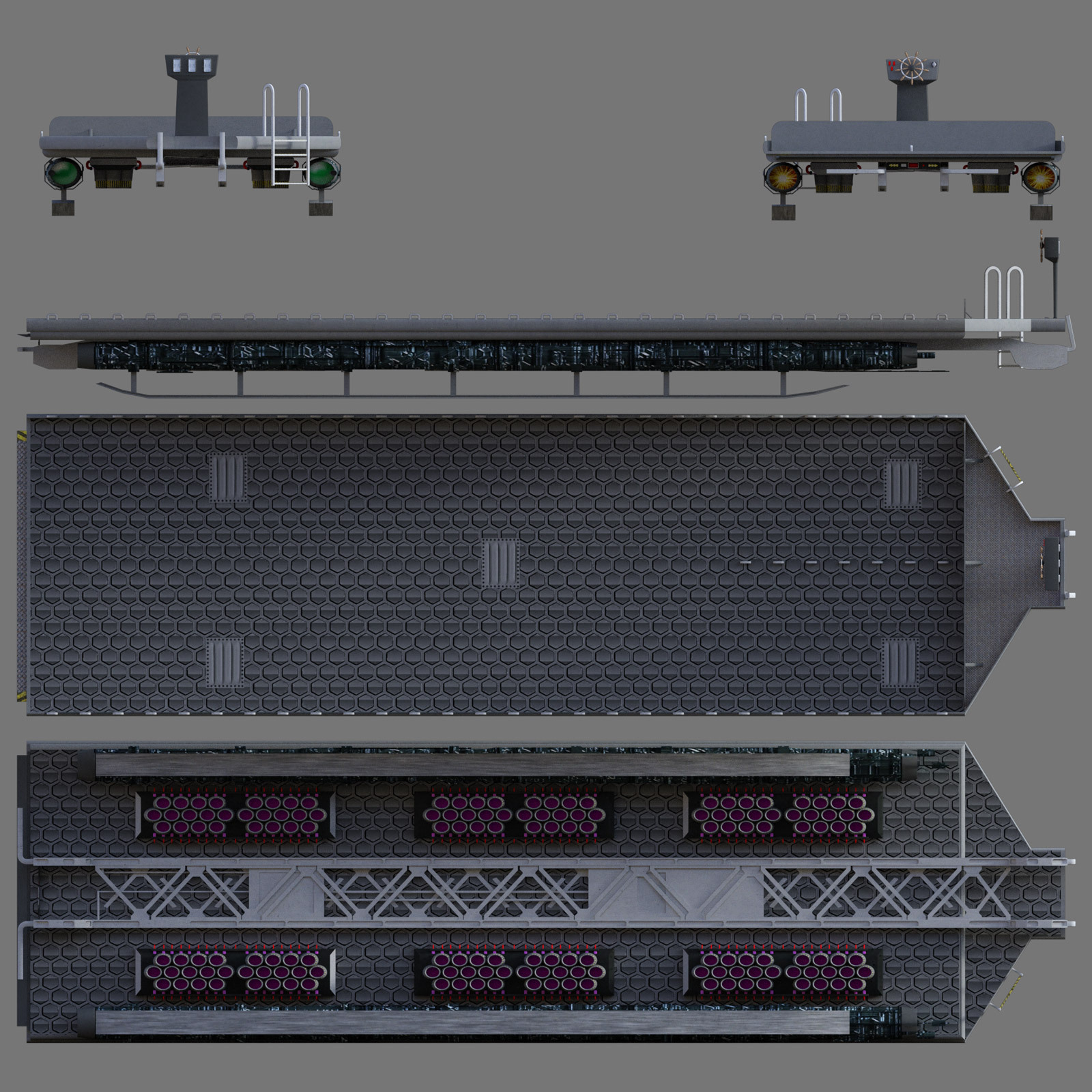 AtoZ SciFi Cargo Skiff I v1 by N/A