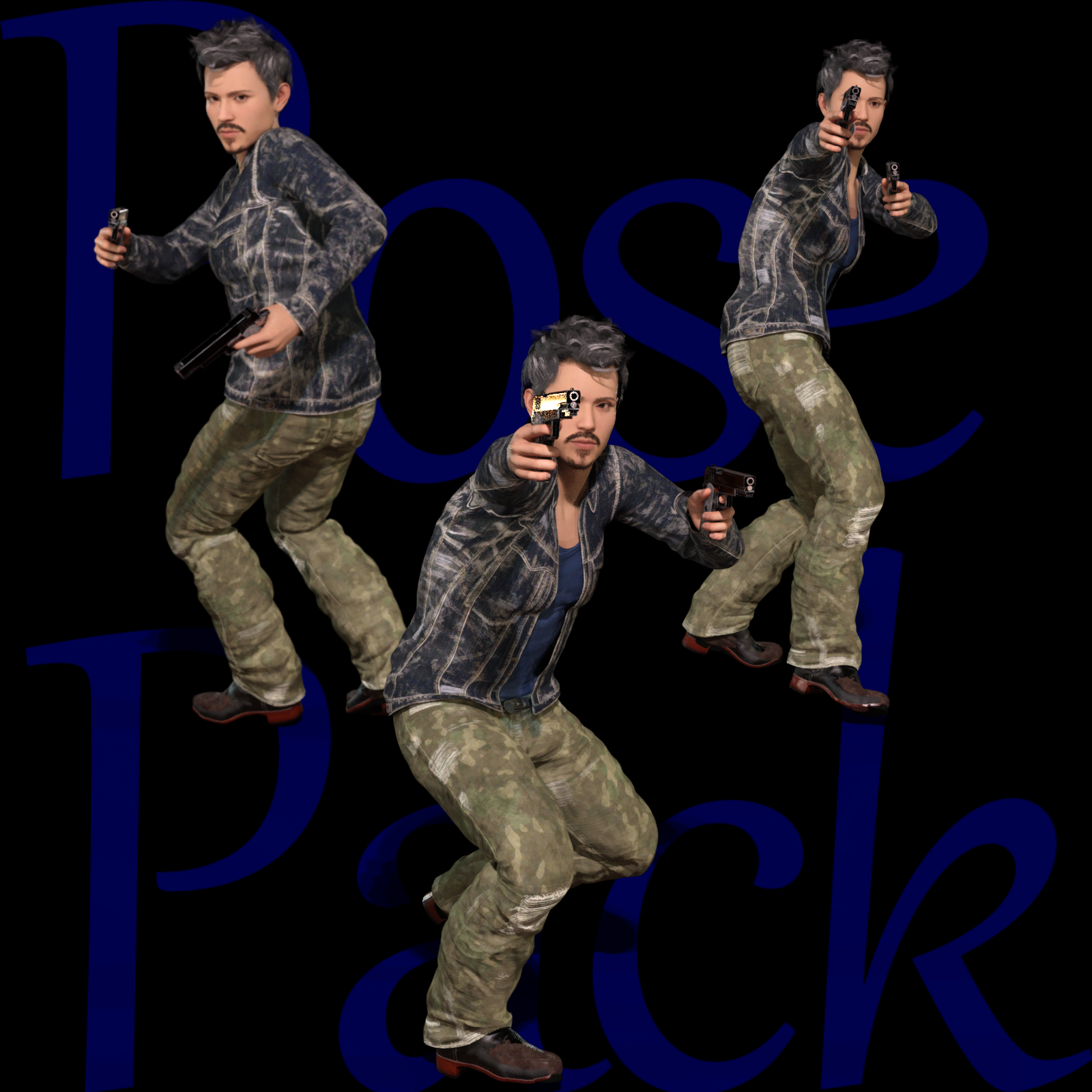 Pose Pack For Genesis 9 by N/A