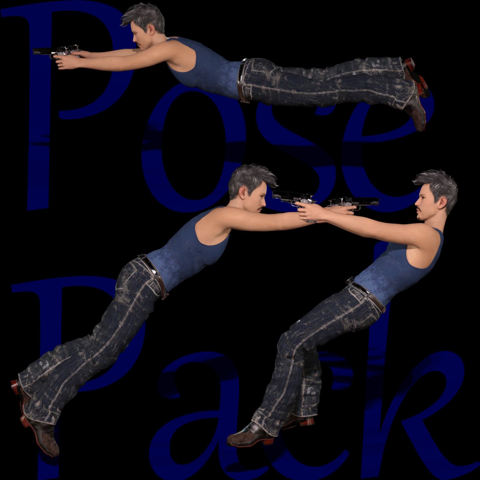 Pose Pack For Genesis 9 by N/A