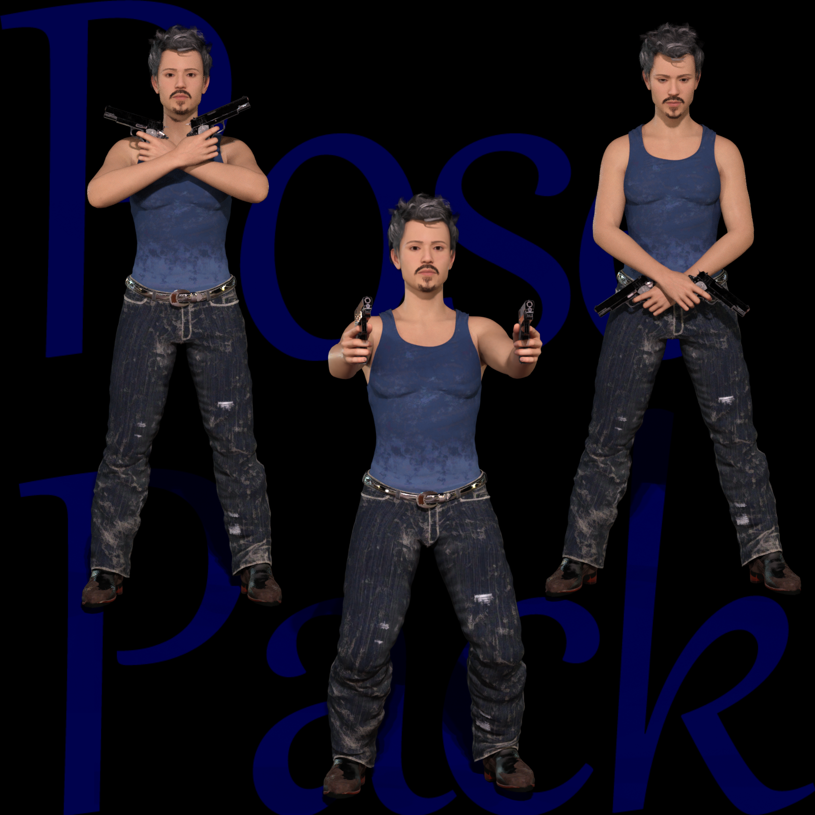Pose Pack For Genesis 9 by N/A