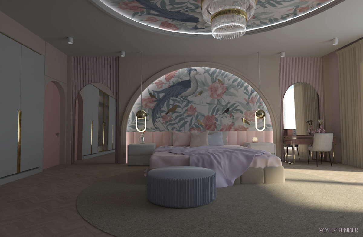 Luxurious Girls Bedroom by N/A