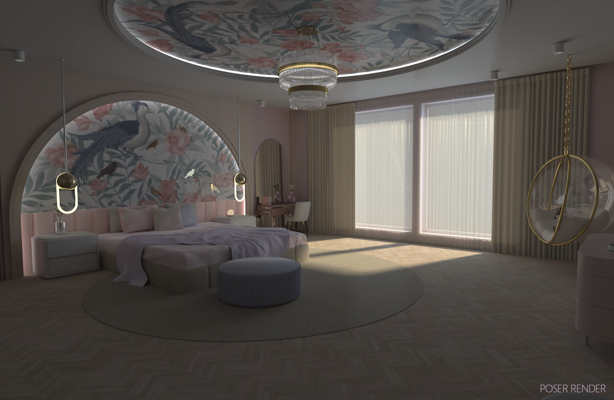 Luxurious Girls Bedroom by N/A