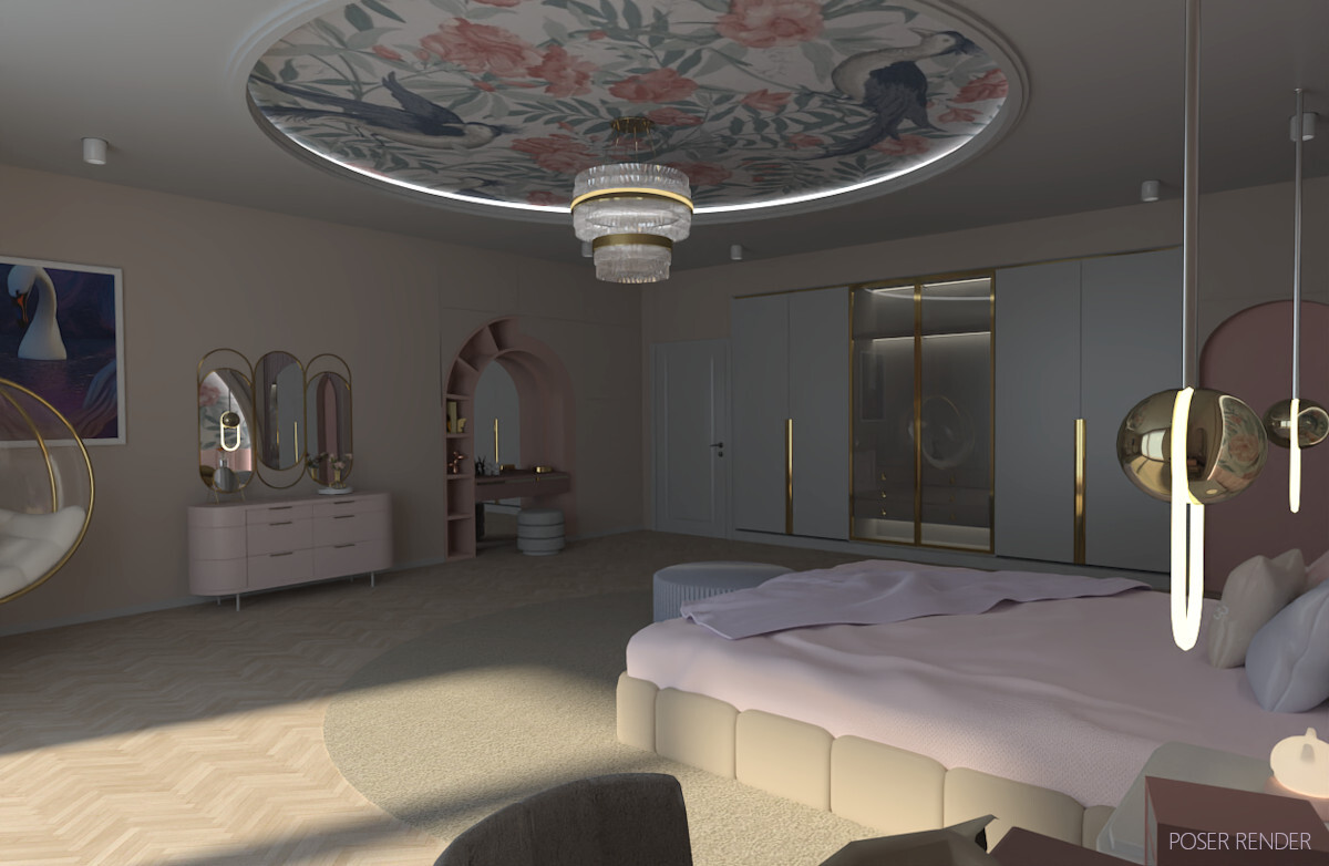 Luxurious Girls Bedroom by N/A
