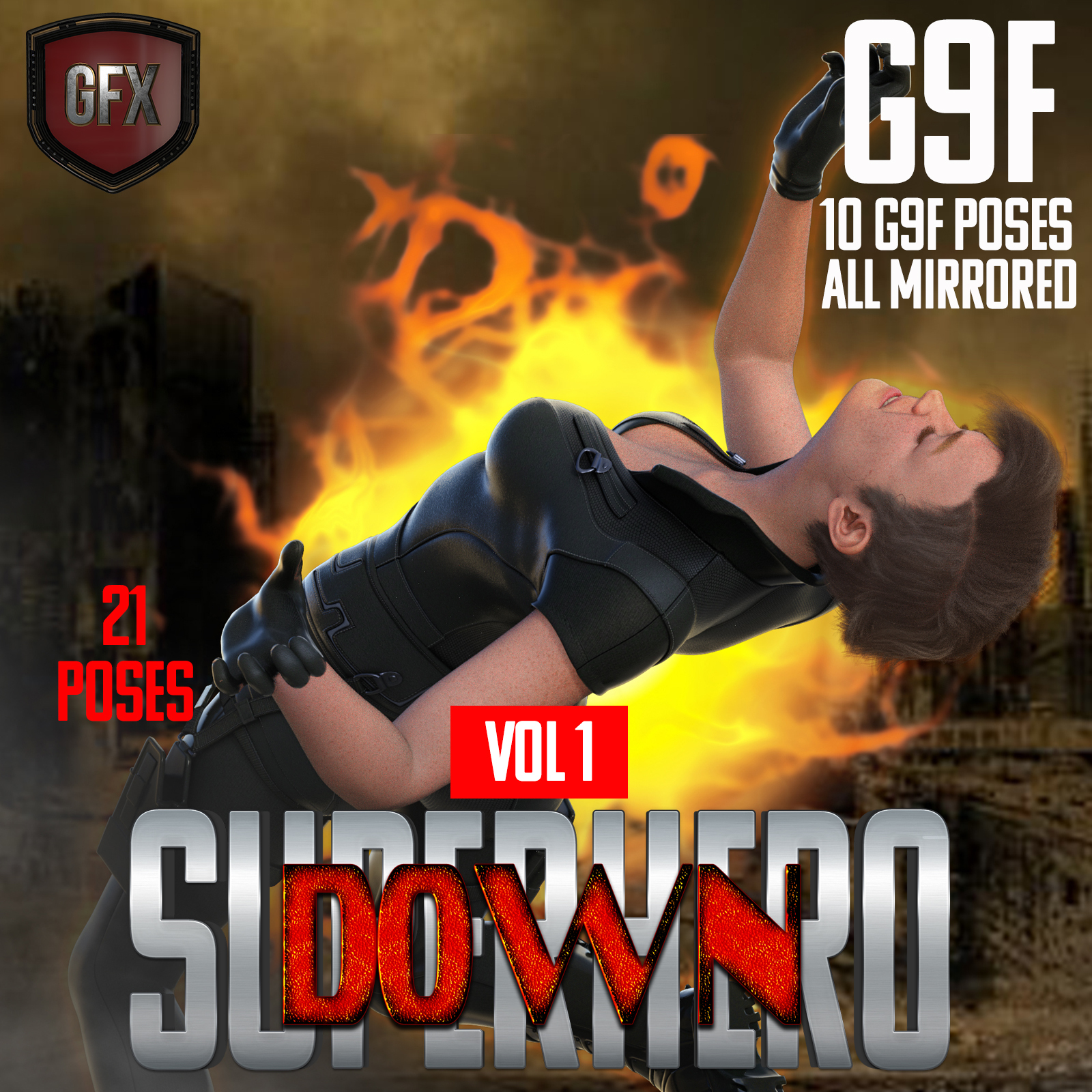 SuperHero Down for G9F Volume 1 by N/A