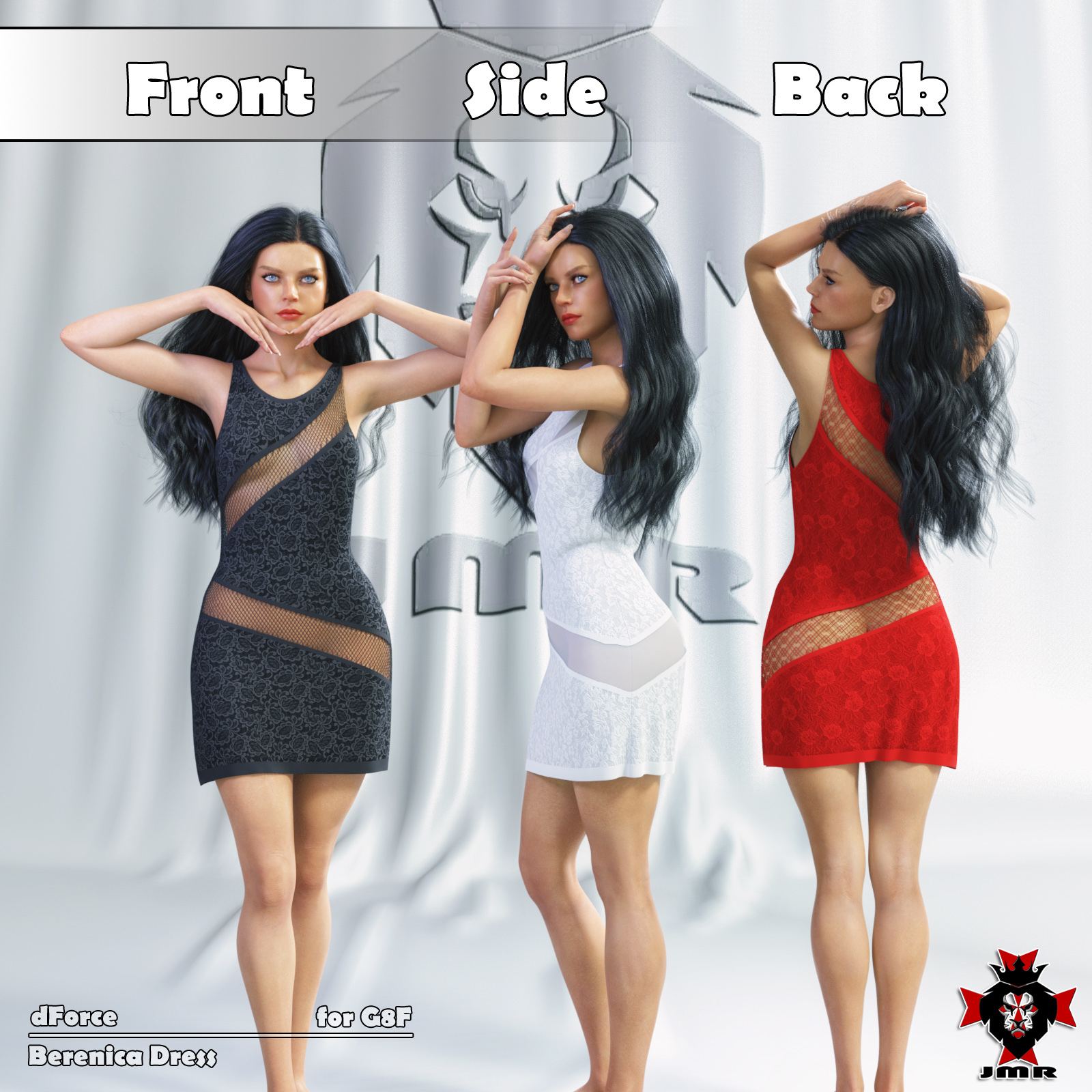 JMR dForce Berenica Dress for G8F by N/A