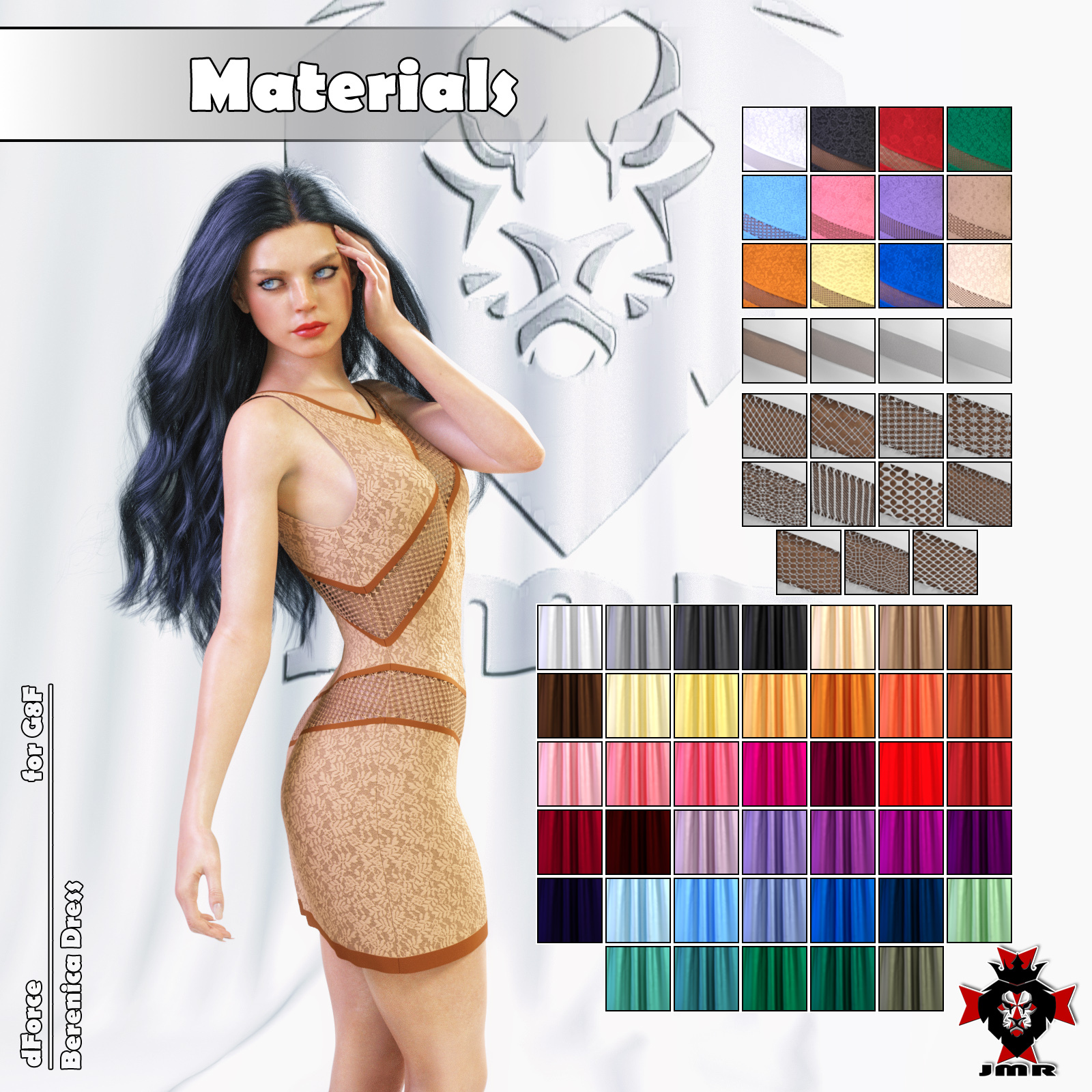 JMR dForce Berenica Dress for G8F by N/A