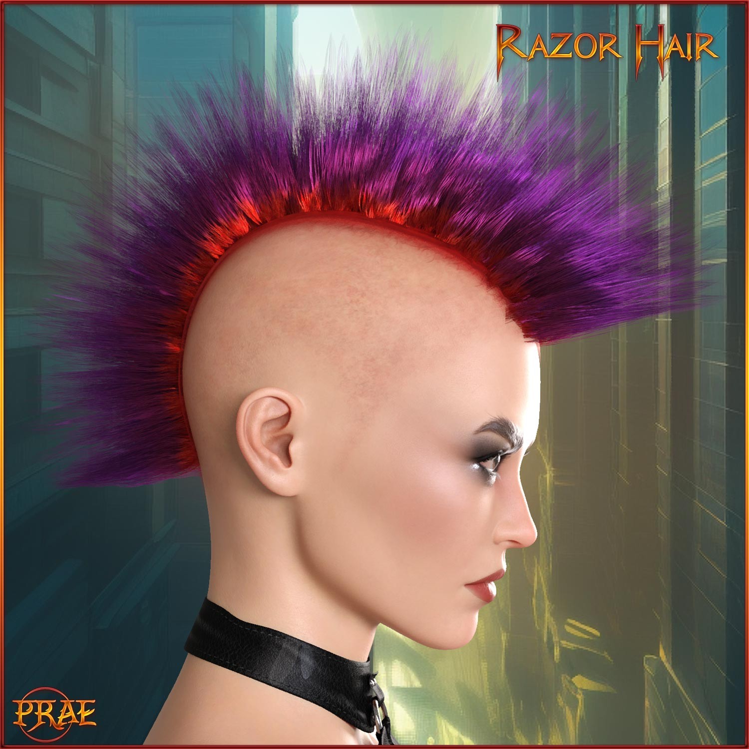 Prae-Razor Hair For G8 G9 Daz by N/A