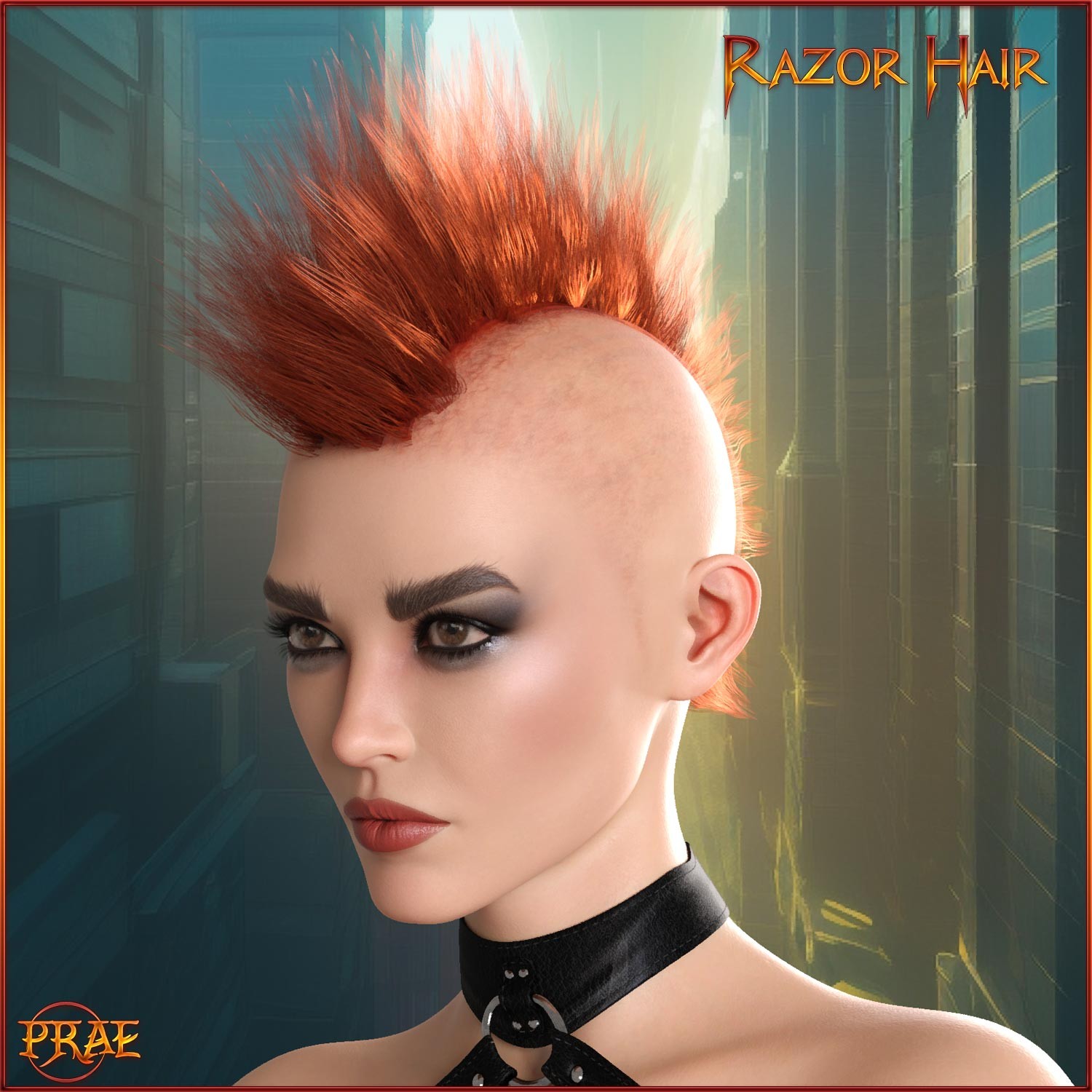 Prae-Razor Hair For G8 G9 Daz by N/A