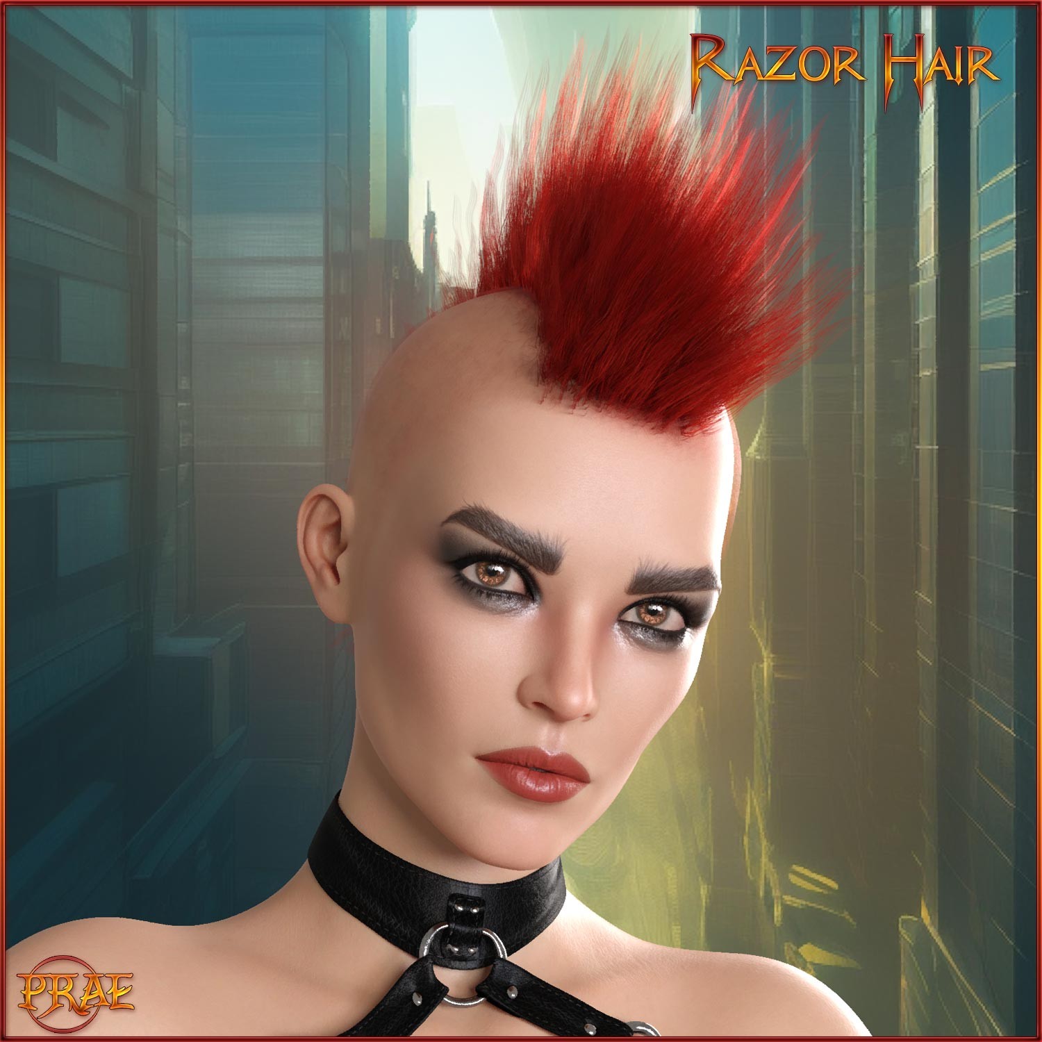 Prae-Razor Hair For G8 G9 Daz by N/A
