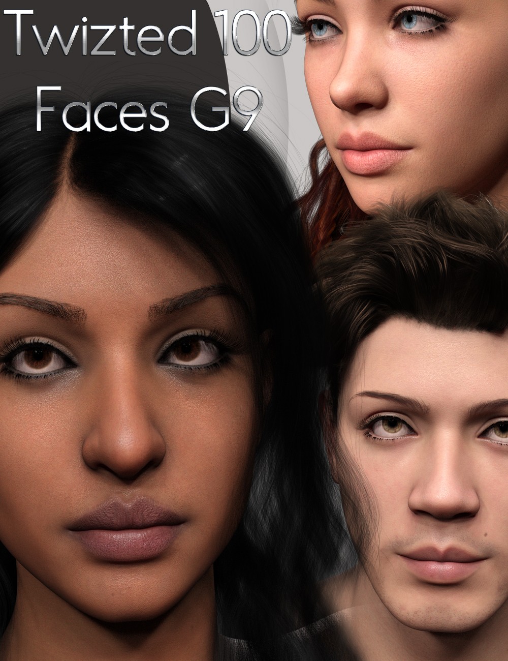 Twizted 100 Faces for Genesis 9 by N/A