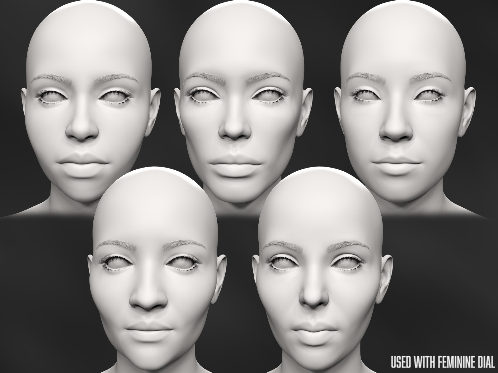 Twizted 100 Faces for Genesis 9 by N/A